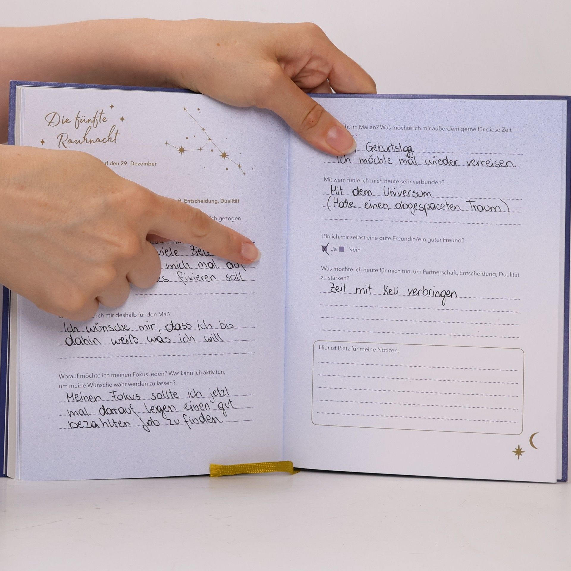 Verena Klindert Tarot Journal für Rauhnächte und Jahreswende