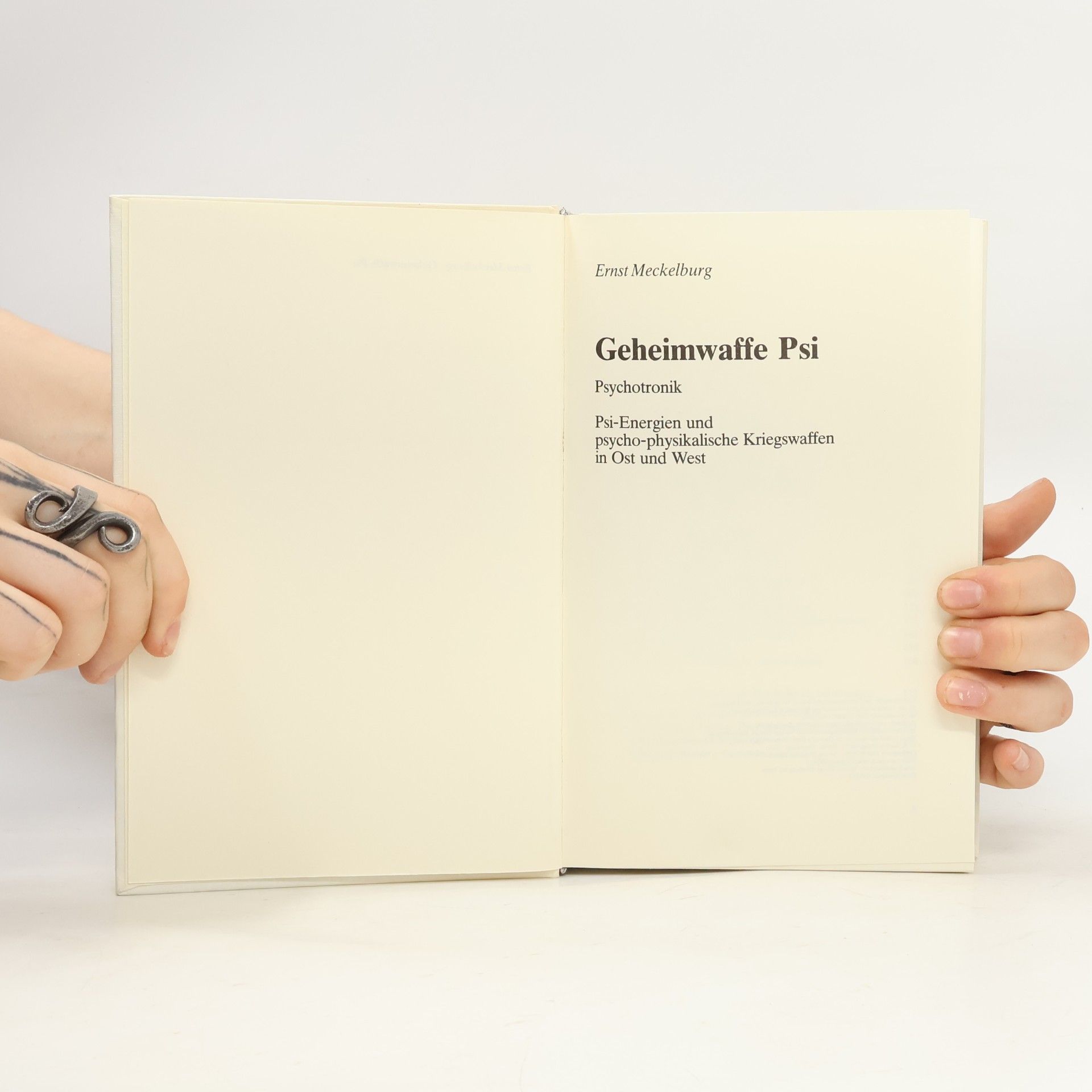Ernst Meckelburg Geheimwaffe Psi