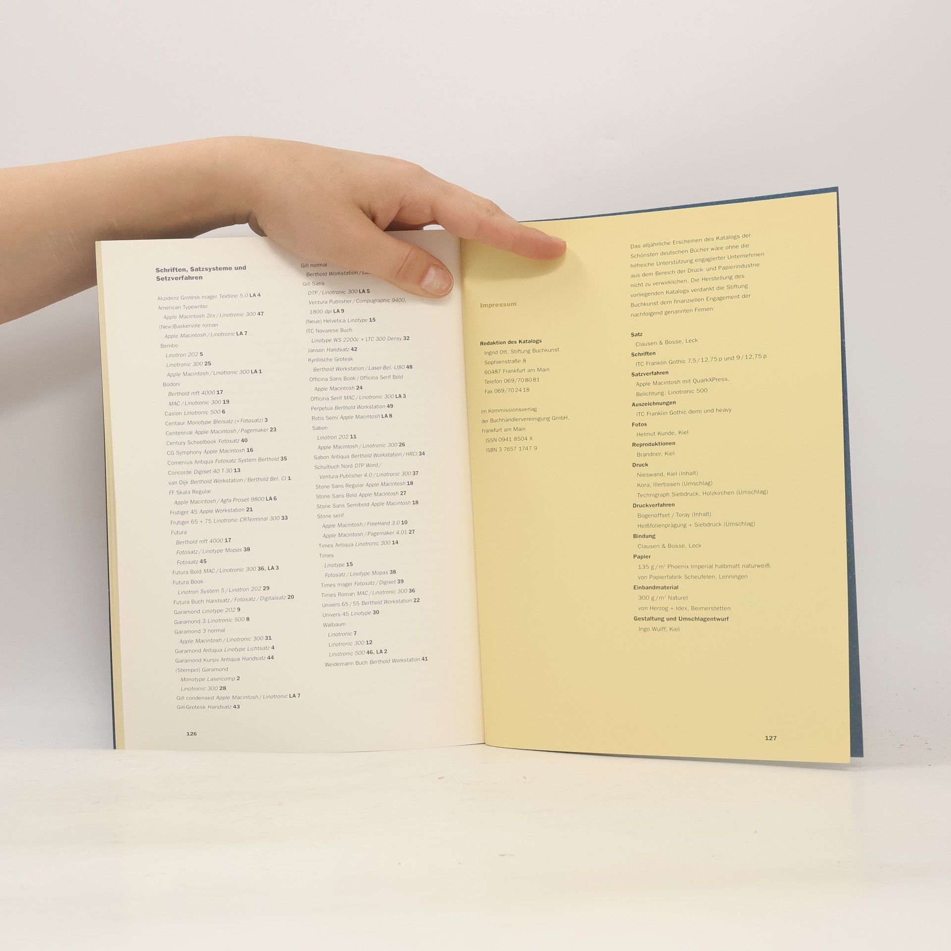 Kolektív autorov Die schönsten deutschen Bücher 92. Stiftung Buchkunst
