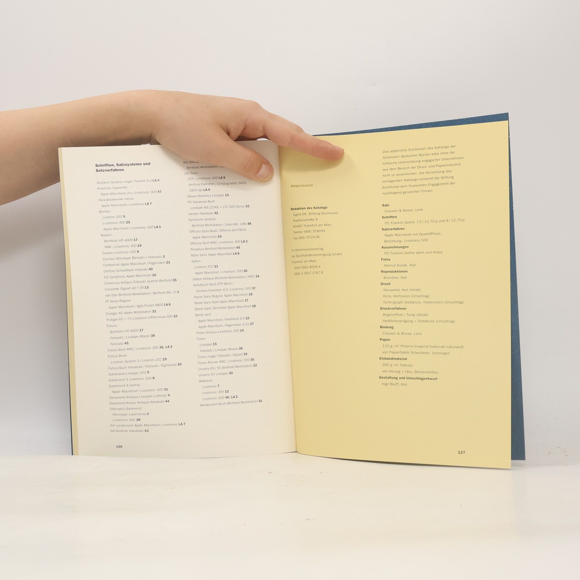 Kolektív autorov Die schönsten deutschen Bücher 92. Stiftung Buchkunst