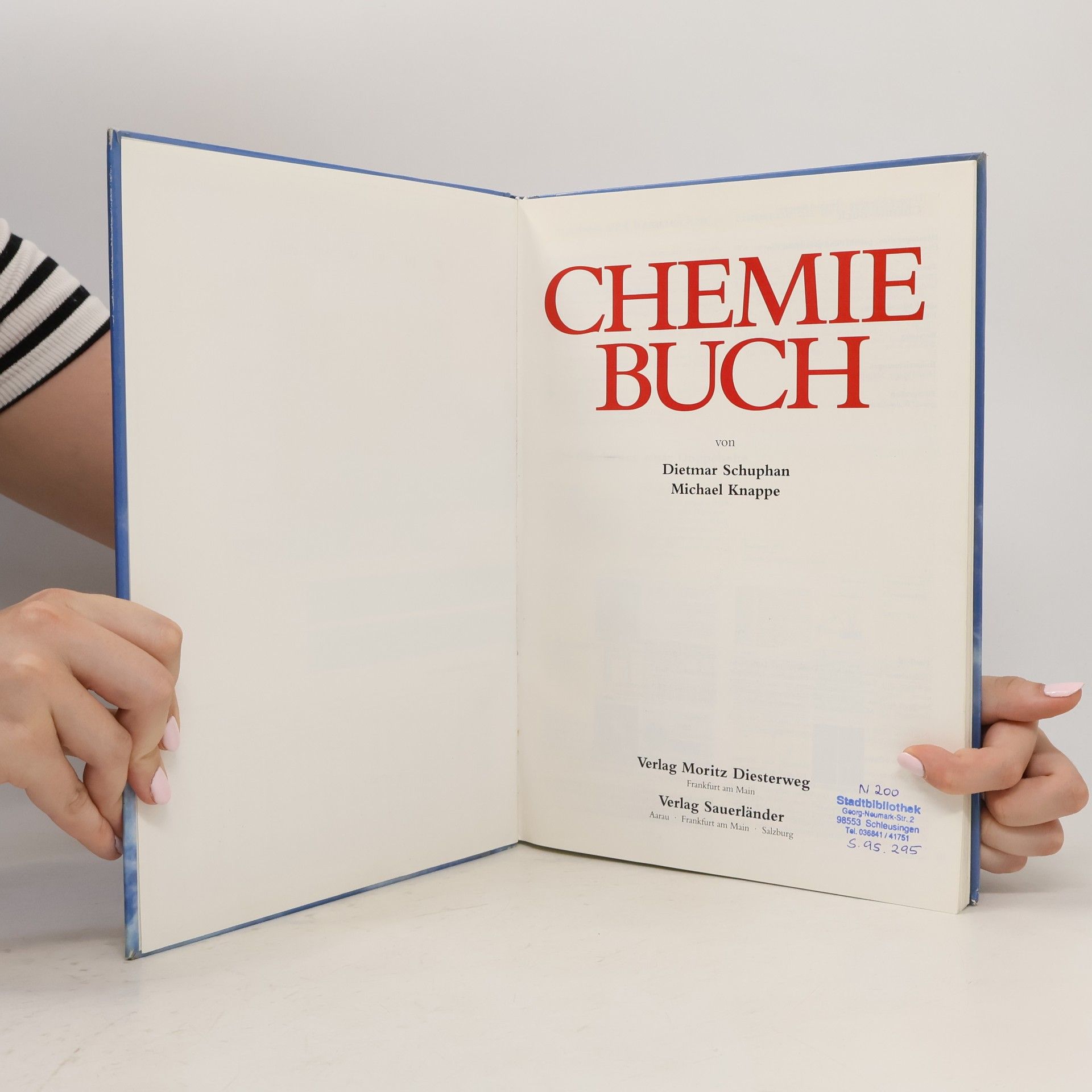Dietmar Schuphan ChemieBuch