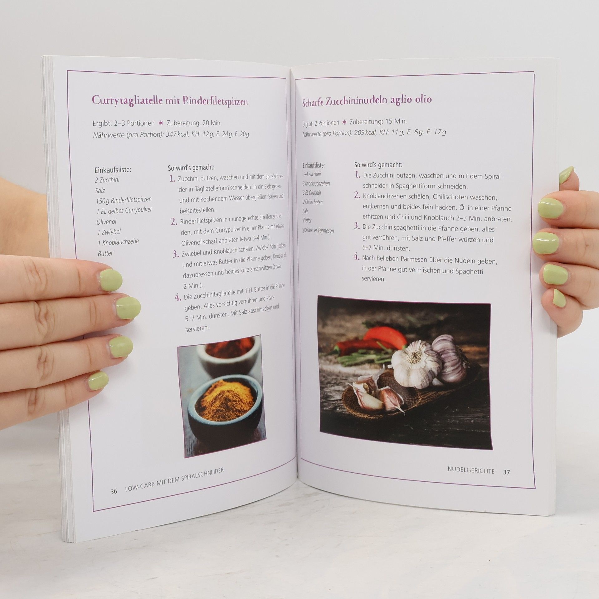 Daniel Wiechmann Low-Carb mit dem Spiralschneider