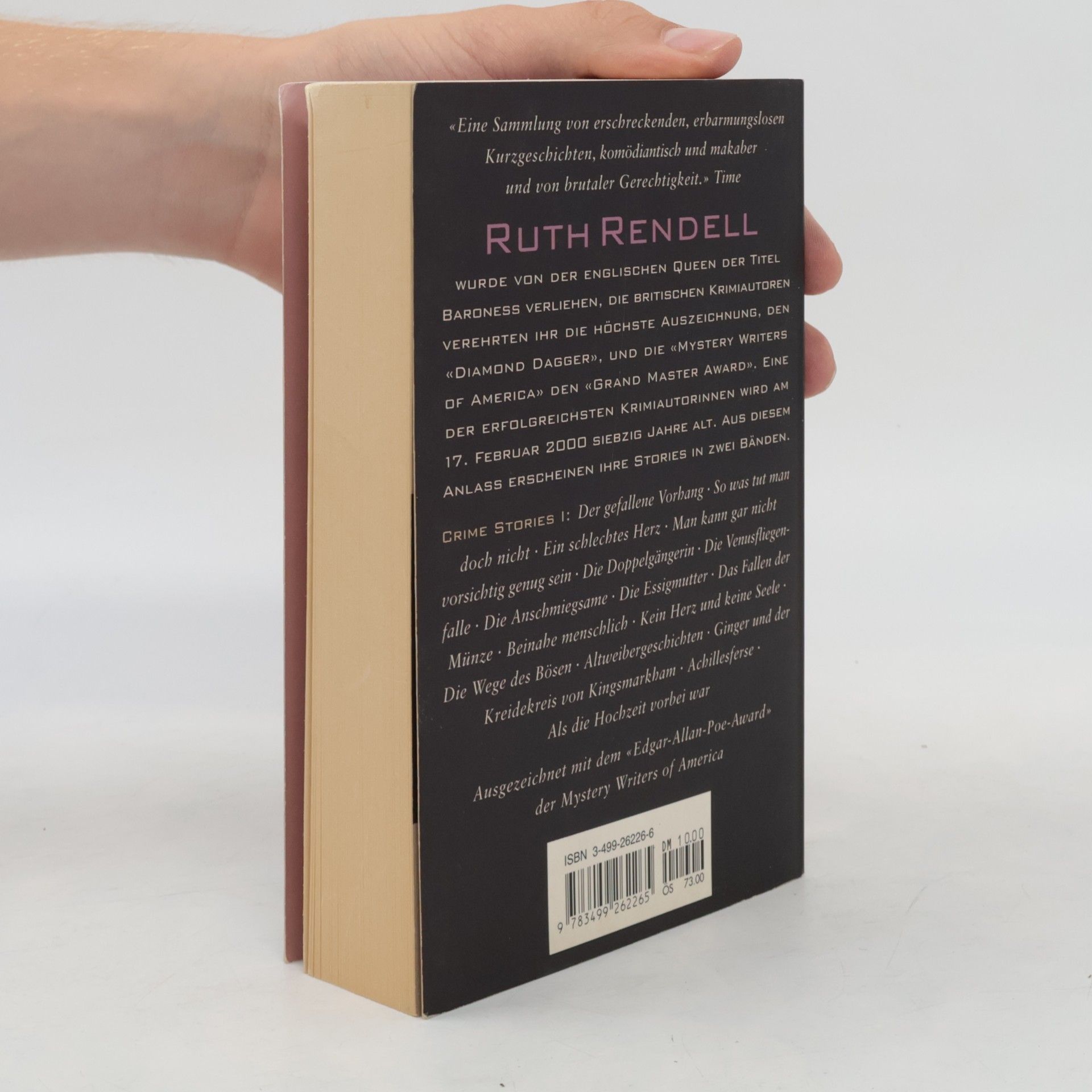 Ruth Rendellová Crime Stories. Tl.1. Der gefallene Vorhang; Die Wege des Bösen. Übertr. v. Ilse Bezzenberger u. Malte Krutzsch
