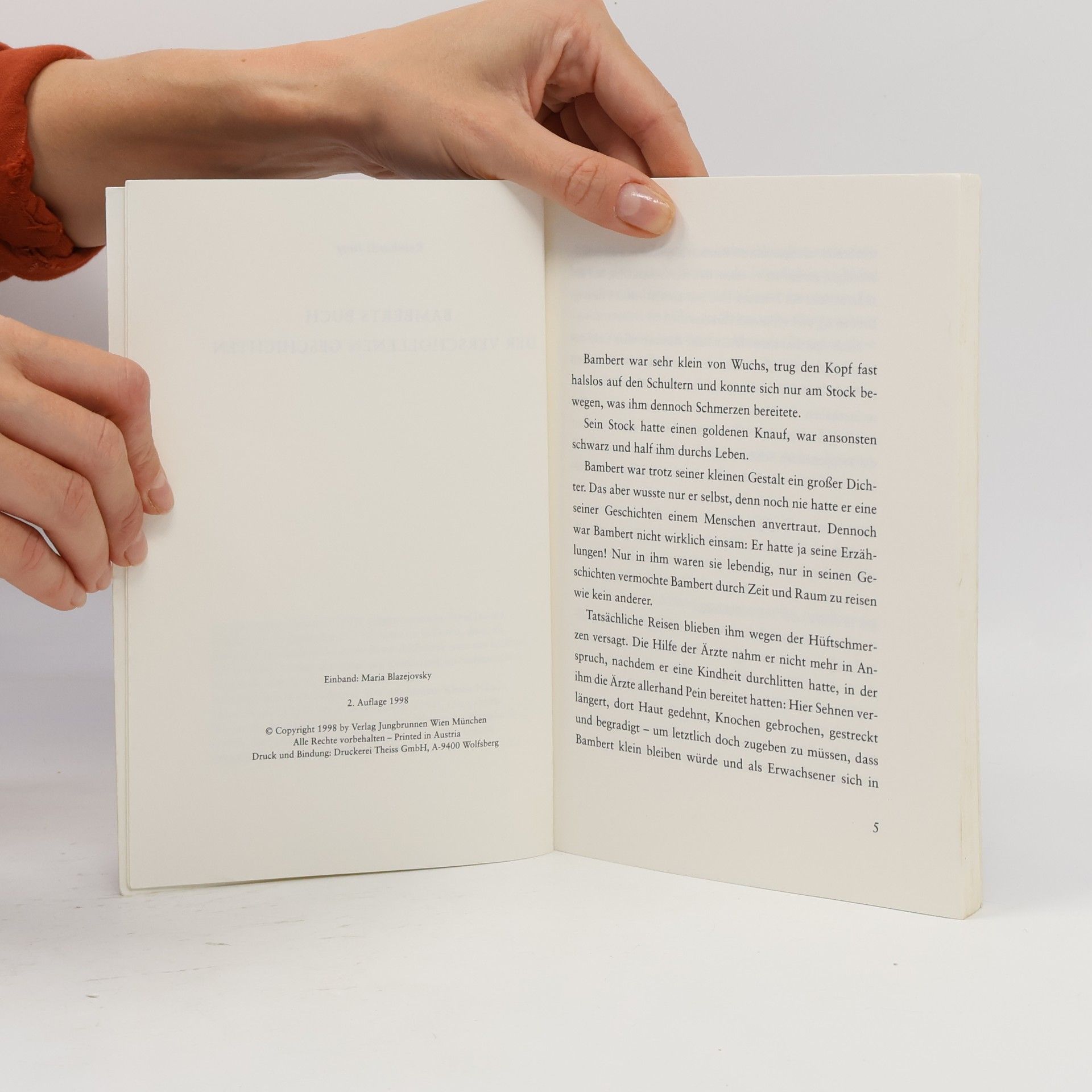 Reinhard Jung Bamberts Buch der verschollenen Geschichten