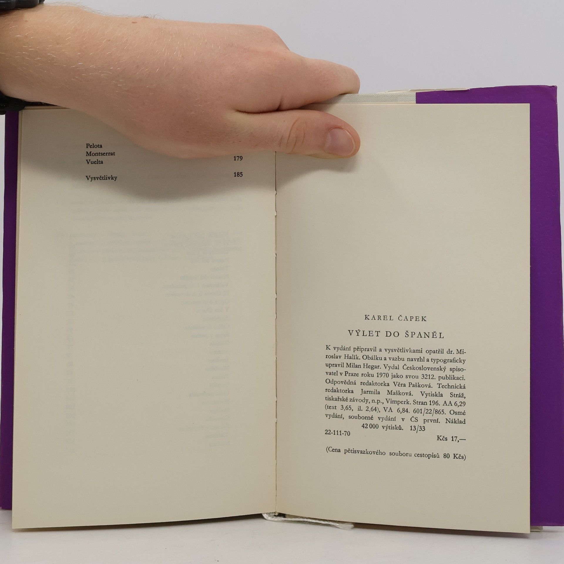 Karel Čapek Výlet do Španěl
