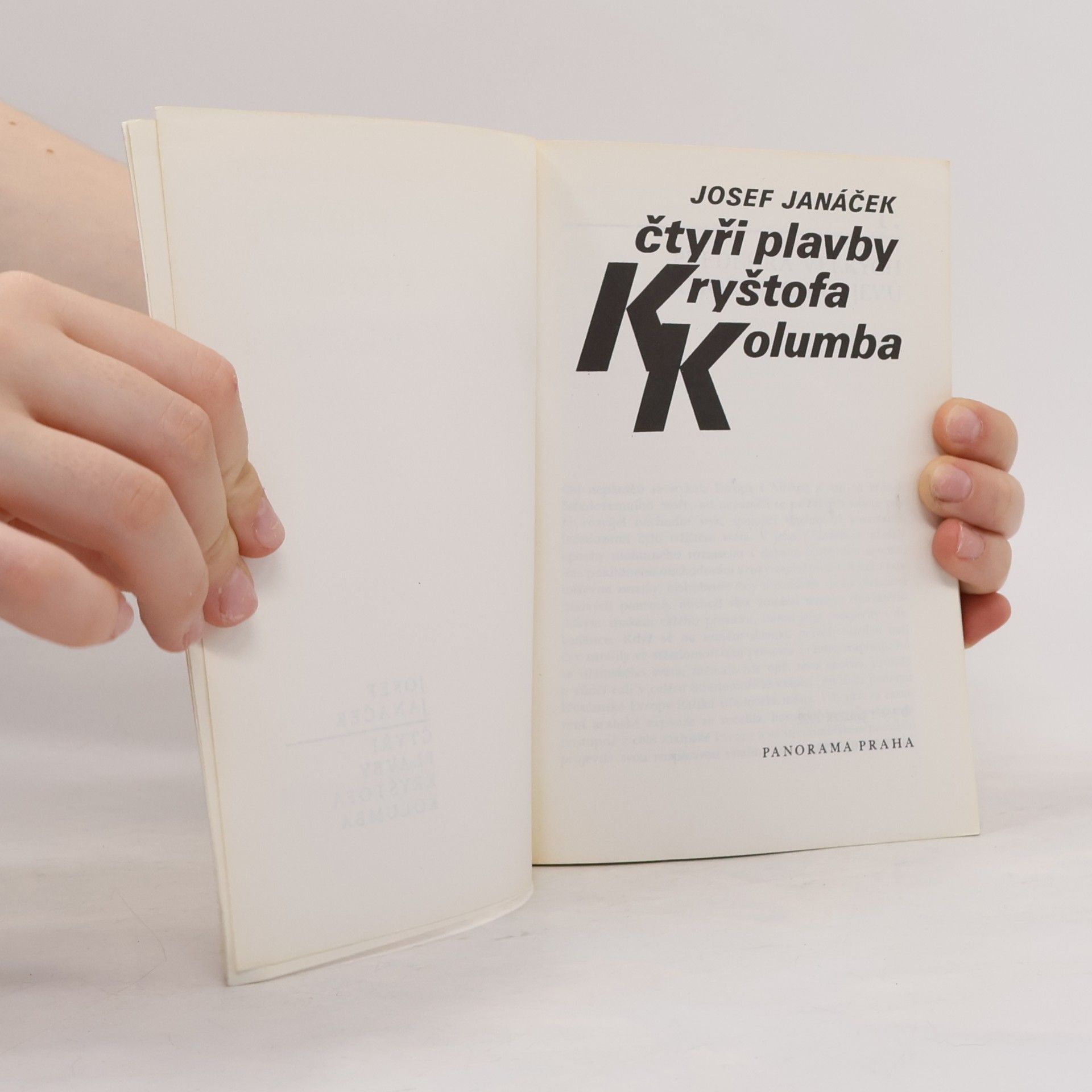 Josef Janáček Čtyři plavby Kryštofa Kolumba