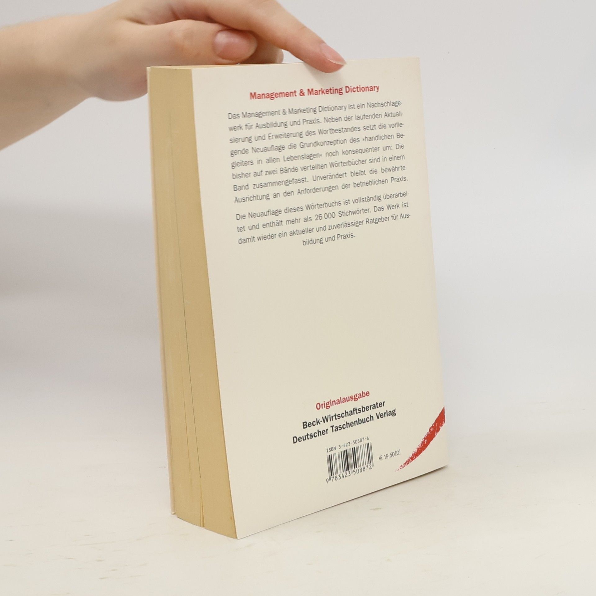 Wilhelm Schäfer Beck-Wirtschaftsberater: Management & Marketing Dictionary