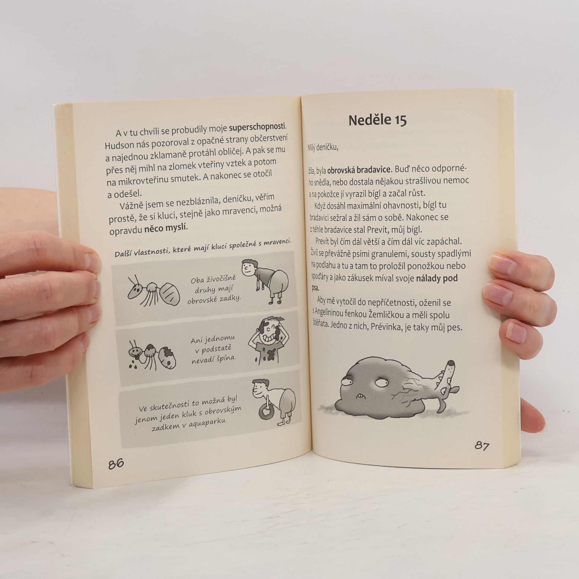 Jim Benton Můj milý deníčku: Příběhy z Mackerelské základní školy. Fakt nejsou kluci z jiné planety?