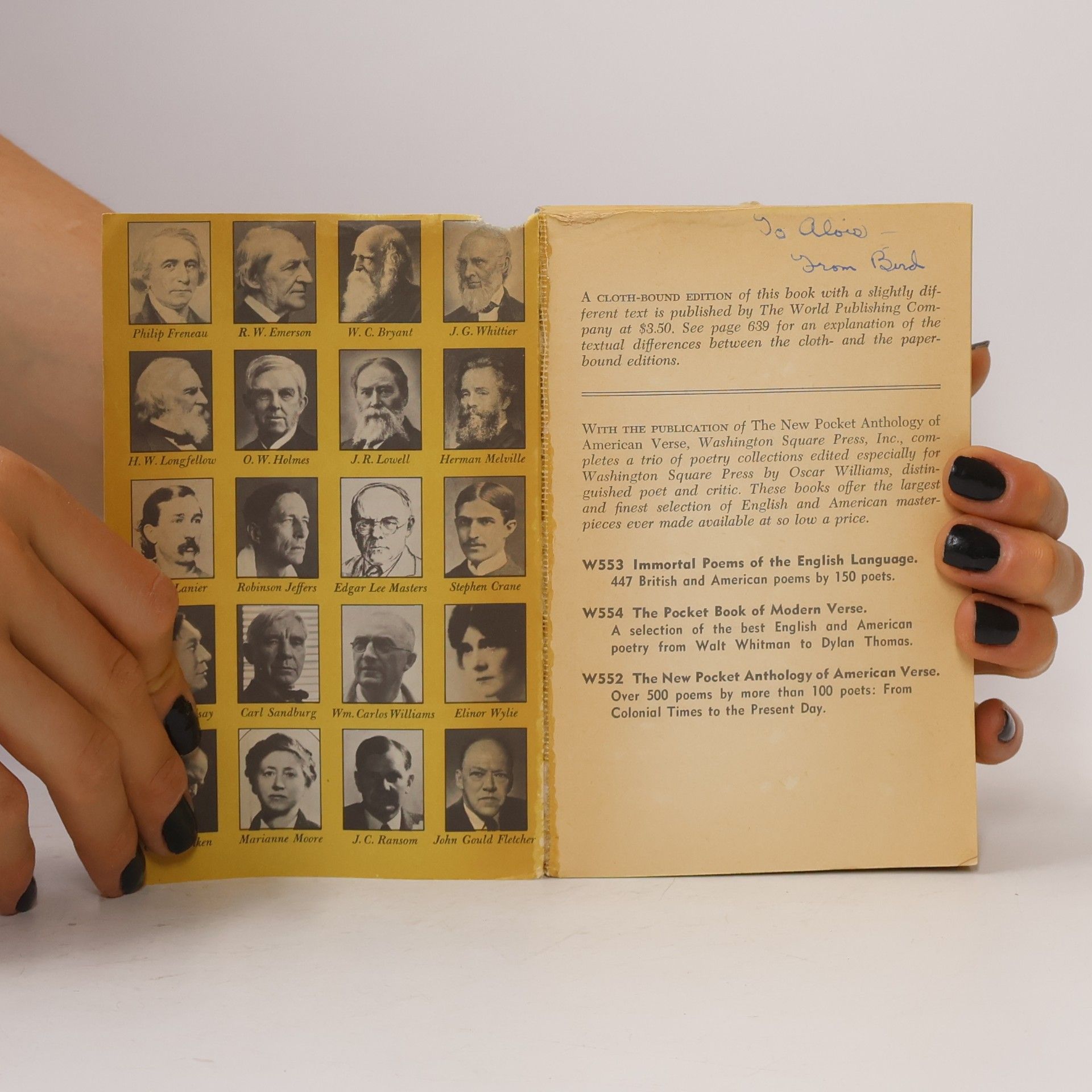 Oscar Williams The New Pocket Anthology of American Verse