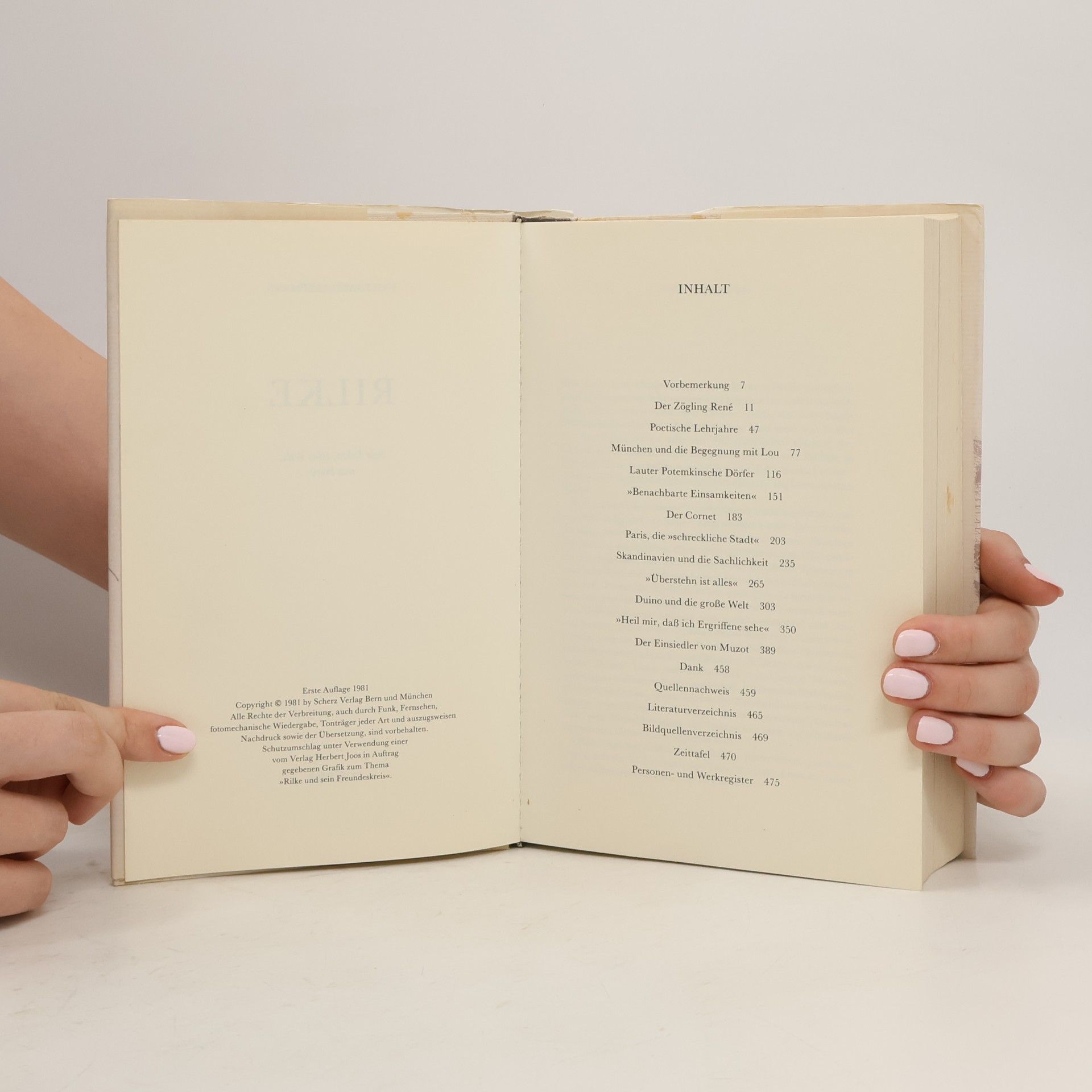 Wolfgang Leppmann Rilke Leben & Werk