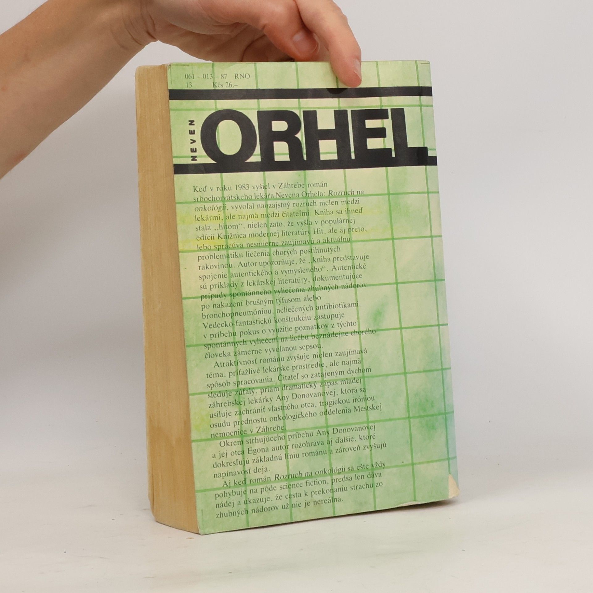 Neven Orhel Rozruch na onkológii