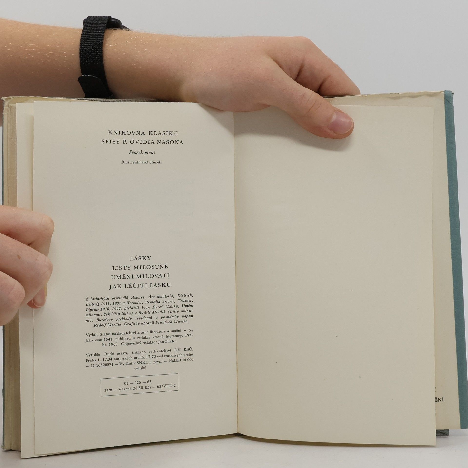 Publius Ovidius Naso Lásky. Listy milostné. Umění milovati. Jak léčiti lásku