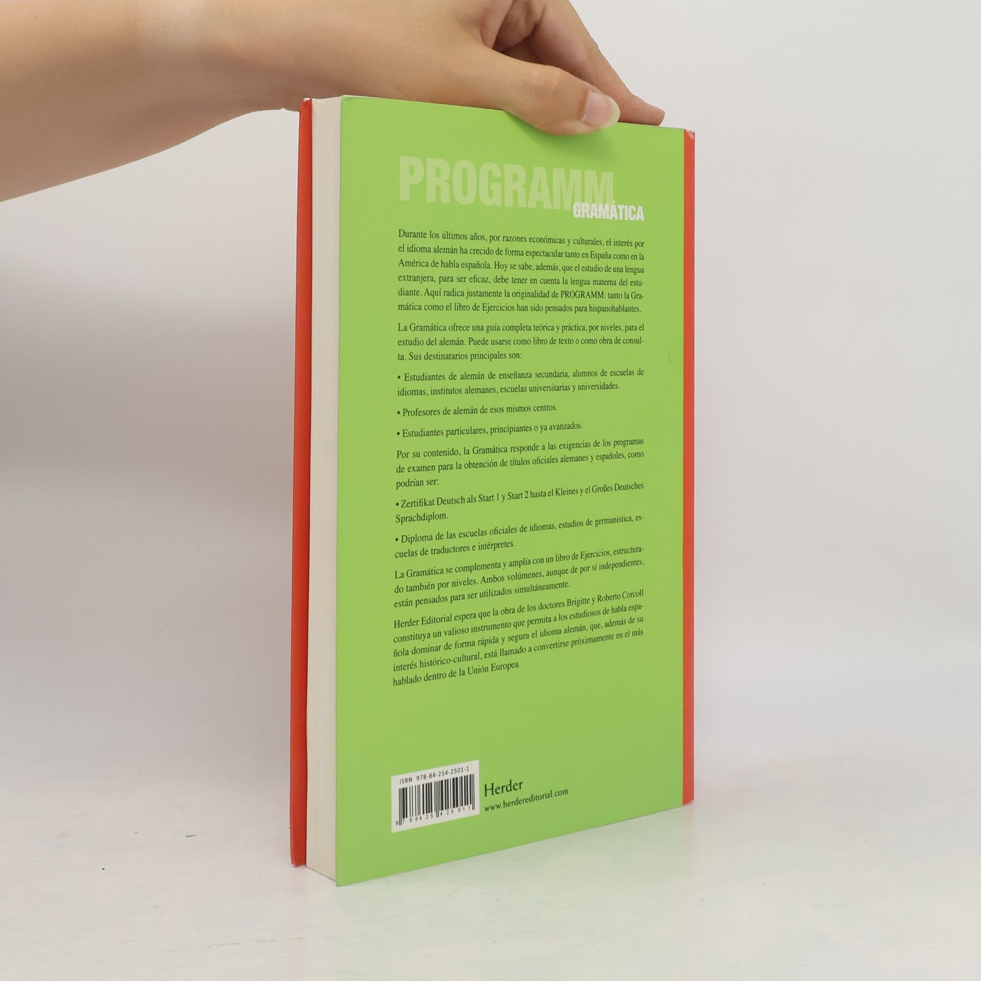 Brigitte Corcoll Programm Gramática