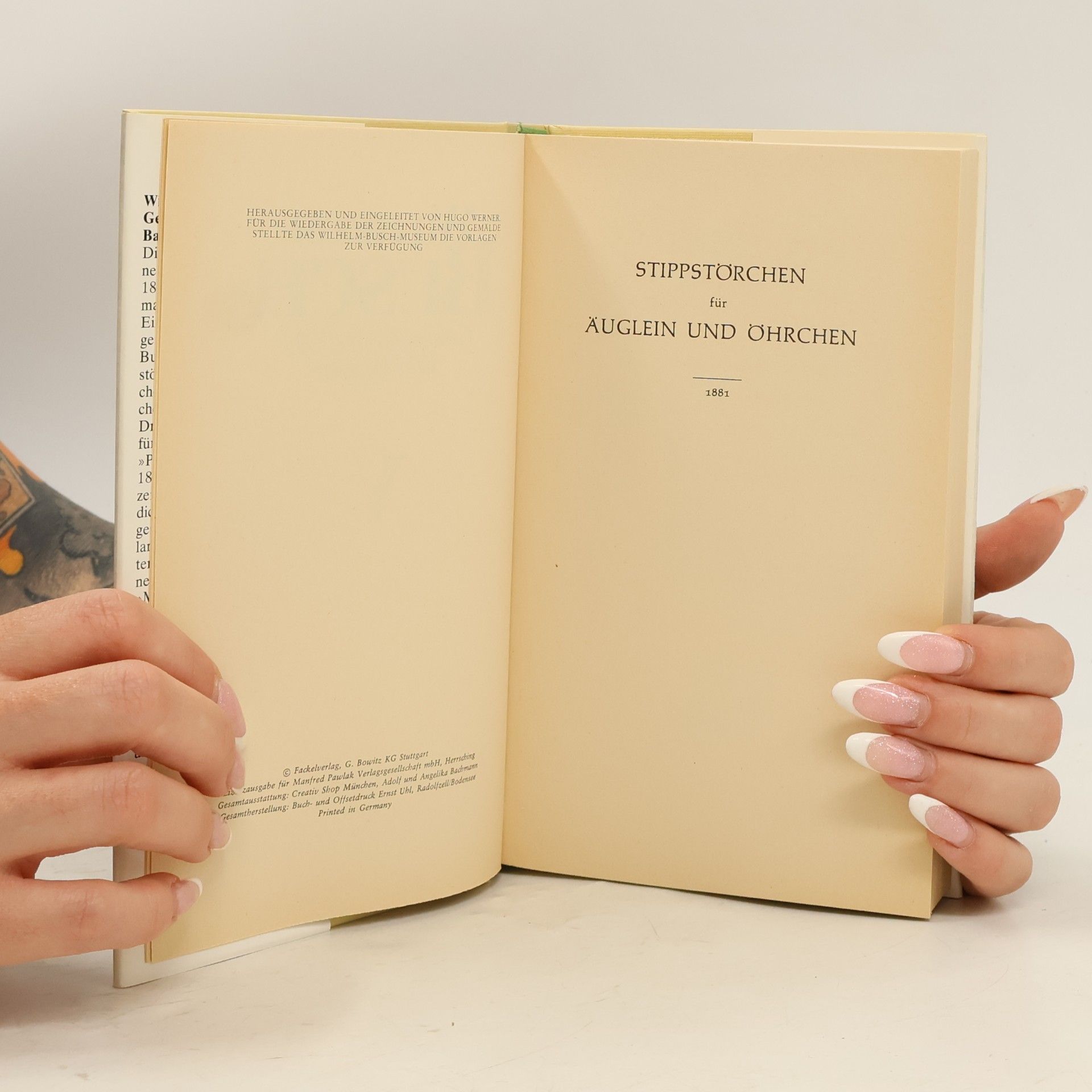 Wilhelm Busch Gesammelte Werke in sechs Bänden V.