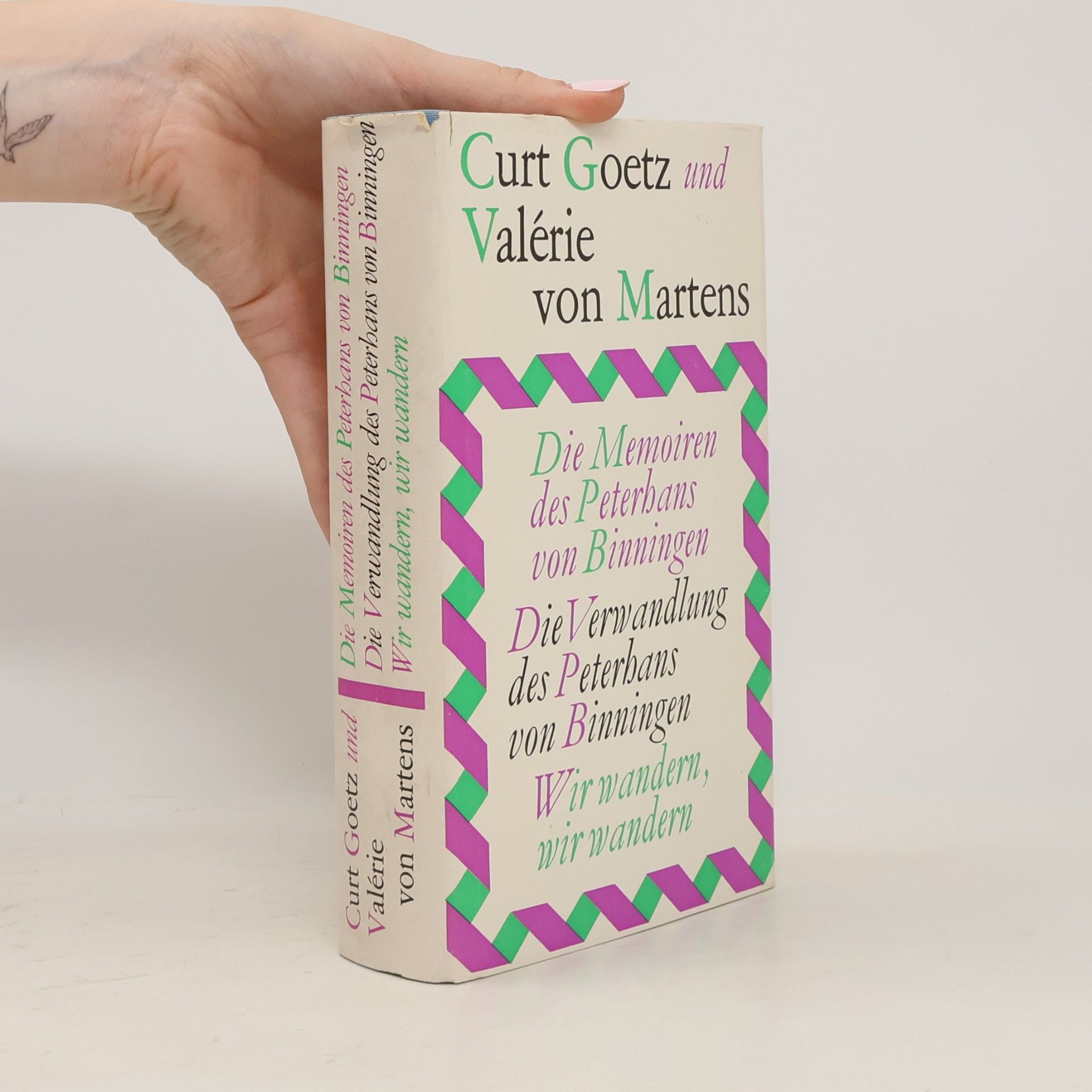 Curt Goetz Die Memoiren des Peterhans von Binningen
