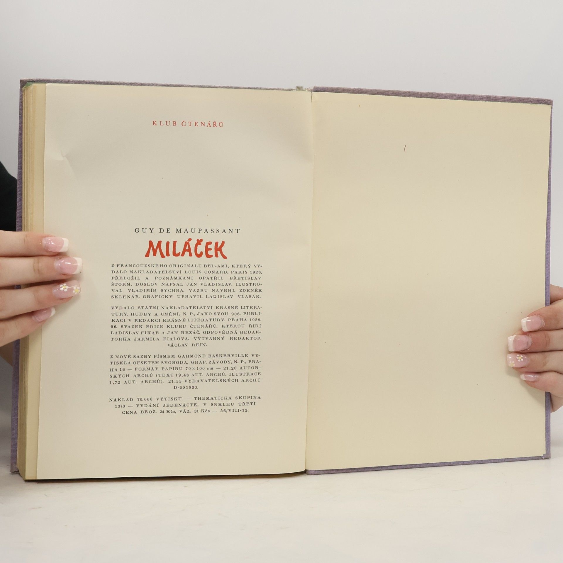 Guy de Maupassant Miláček