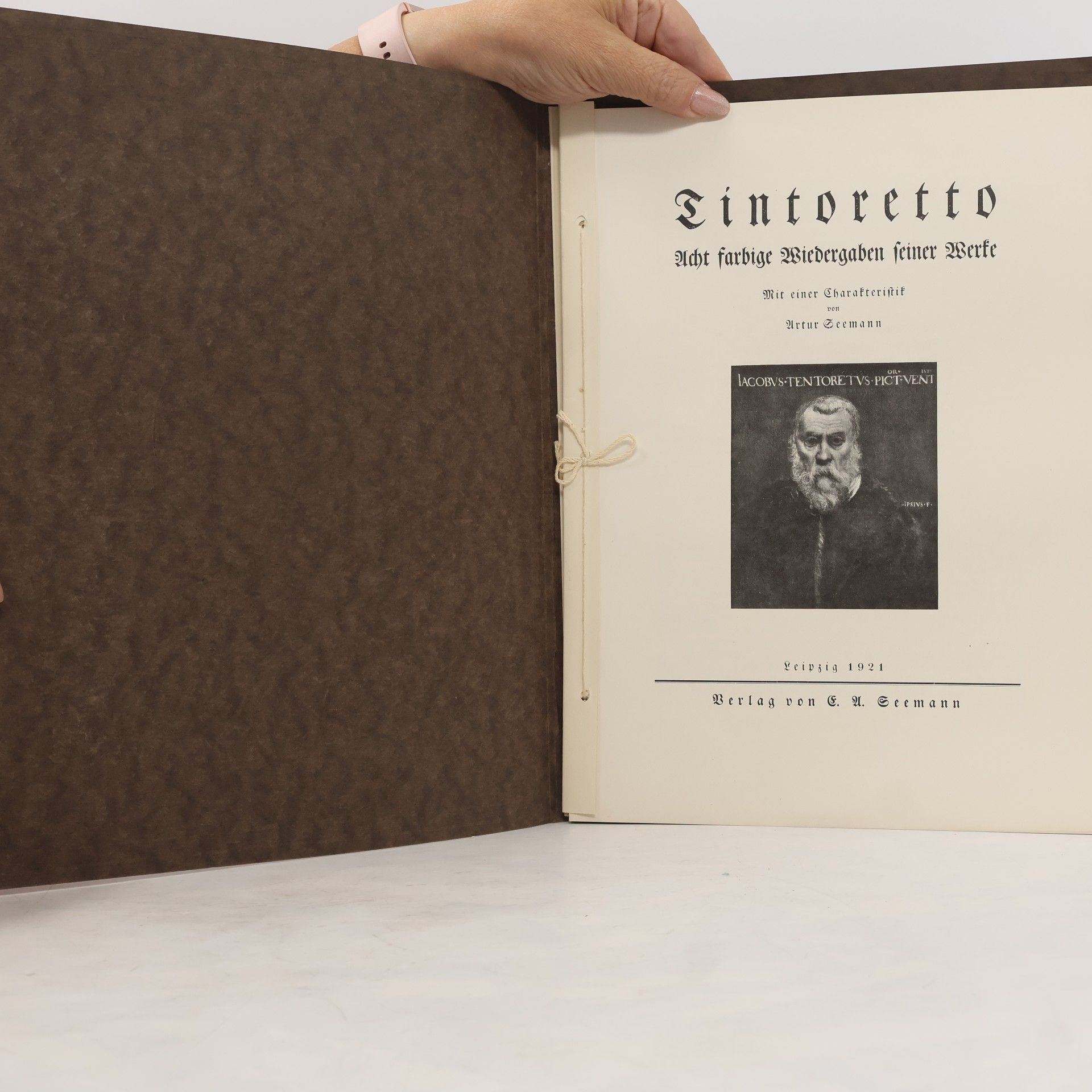 Artur Seemann Tintorett.o Acht farbige Wiedergaben seiner Werke