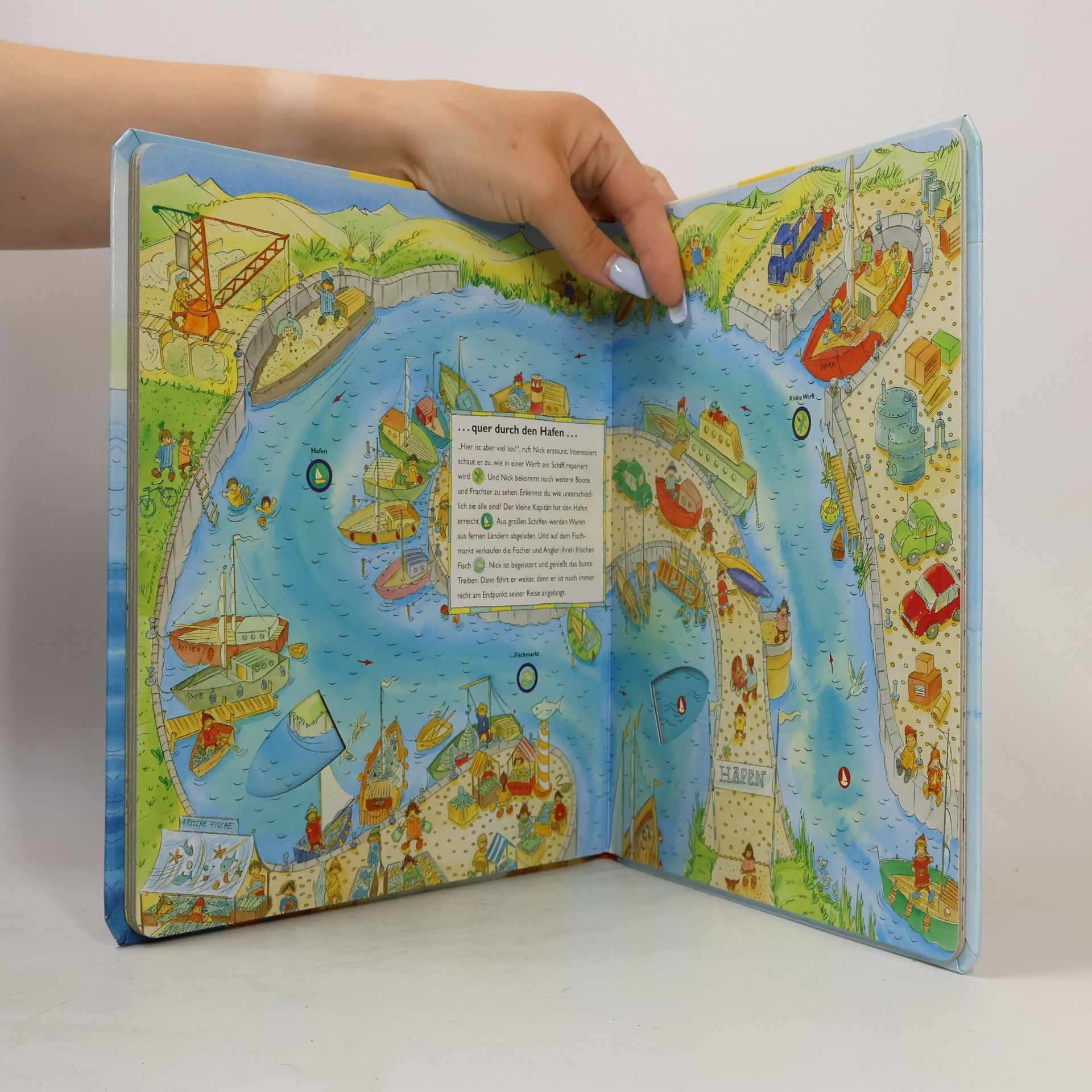 Christian Roether Das lustige Magnet-Spiel-Buch: Nick, der kleine Kapitän