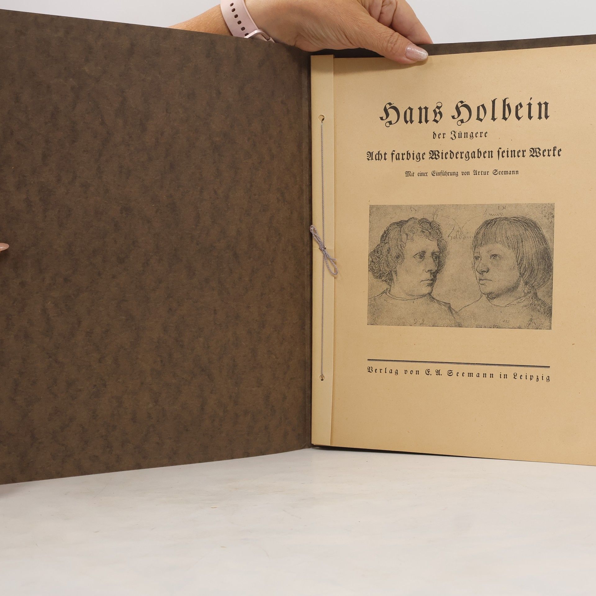 Artur Seemann Hans Holbein der Jungere Acht farbige Wiedergaben feiner Werke