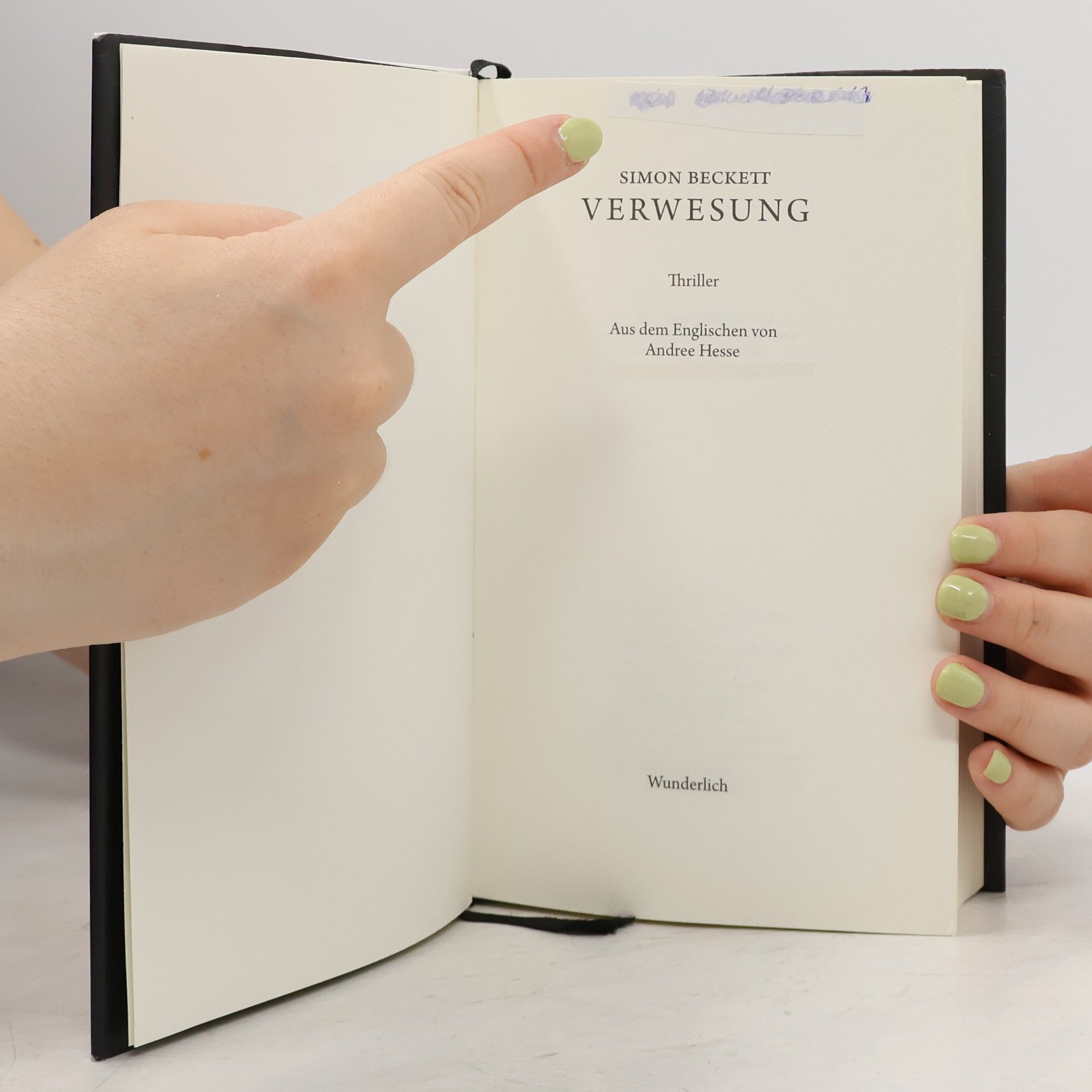 Simon Beckett Verwesung