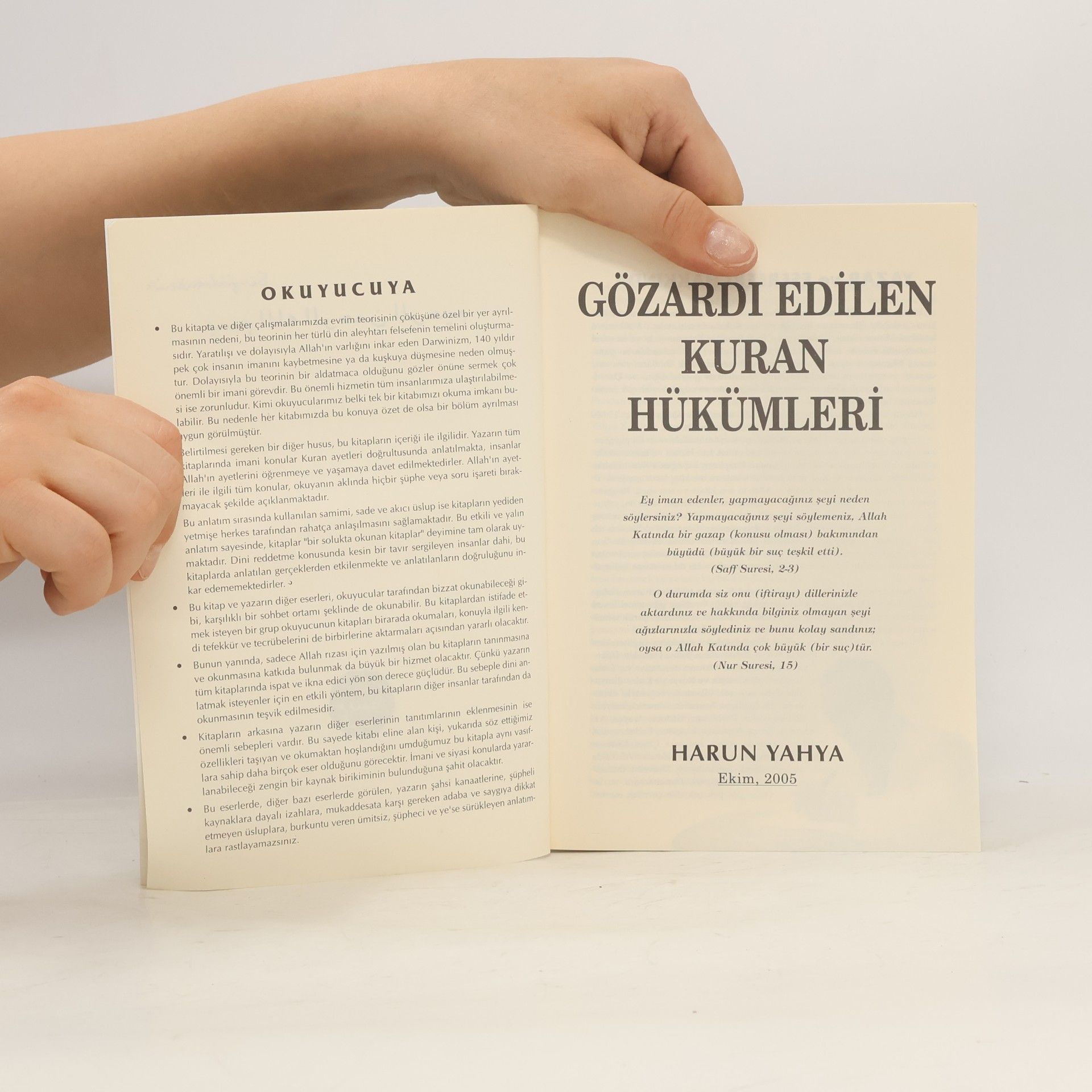 Hârun Yahya Gözardı Edilen Kuran Hükümleri