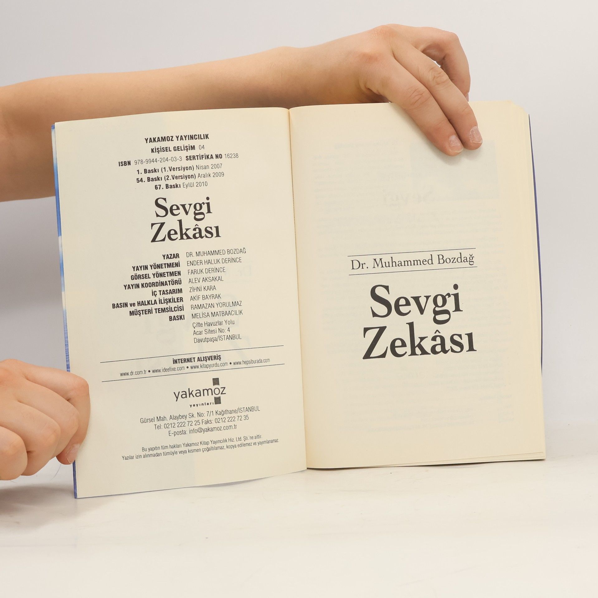 Muhammed Bozdag Sevgi Zekâsı