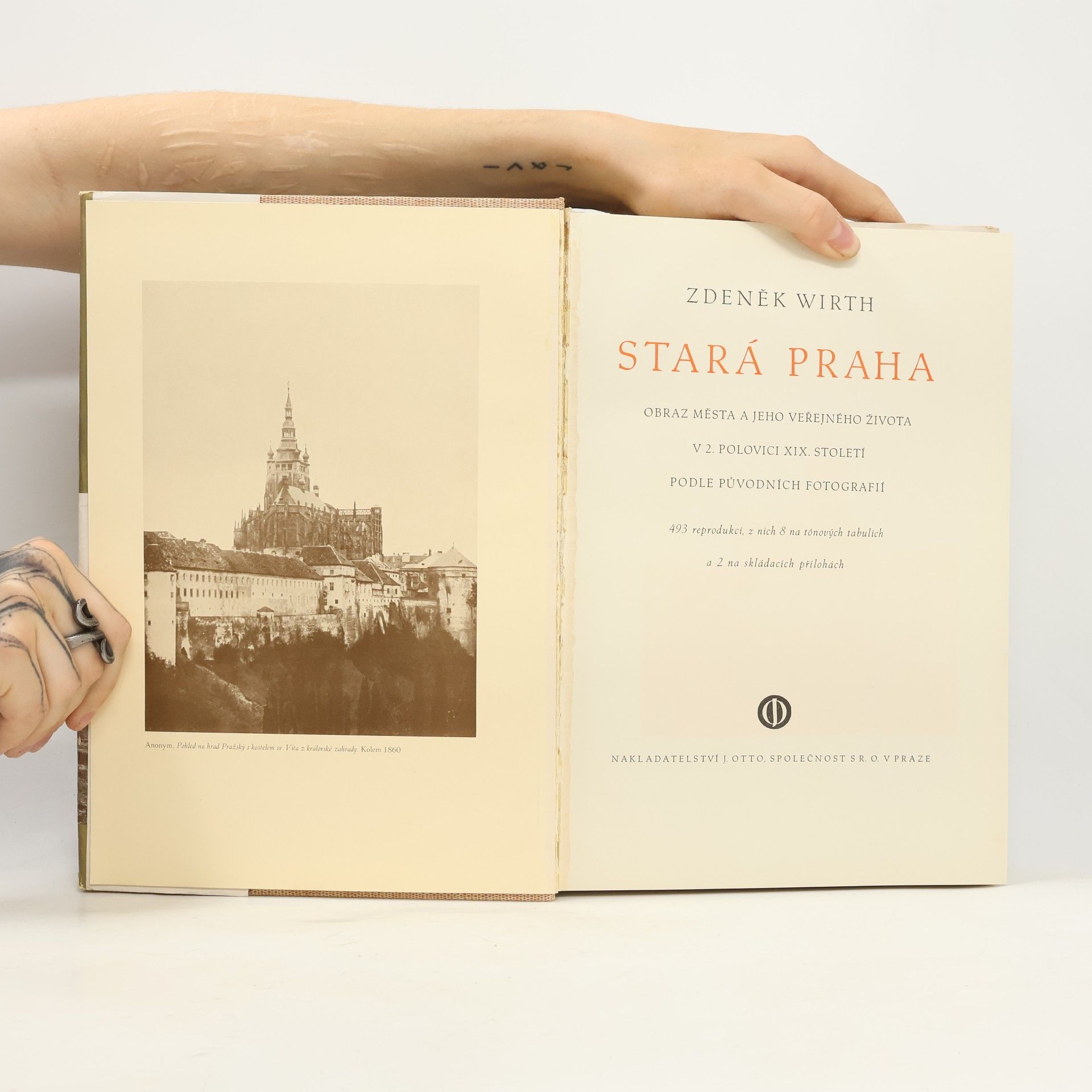 Zdeněk Wirth Stará Praha. Obraz města a jeho života v druhé polovici devatenáctého století