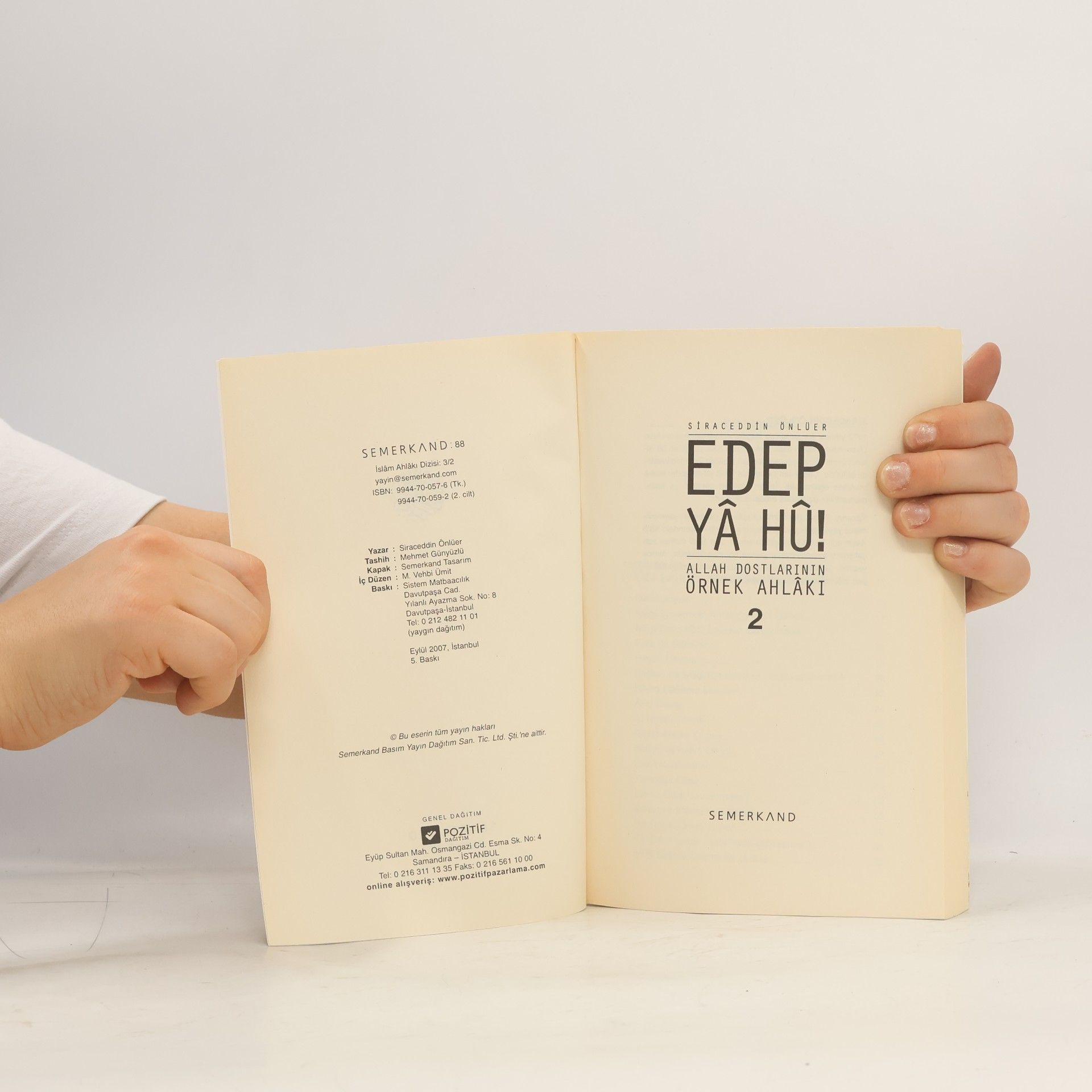 Siraceddin Önlüer Edep Yâ Hû! 2