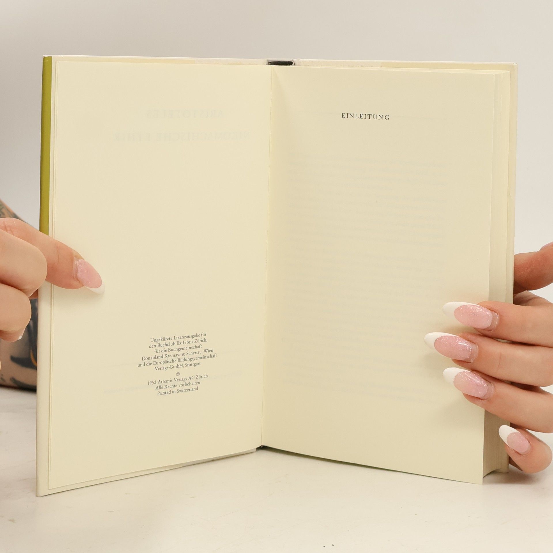 Aristoteles Nikomachische Ethik