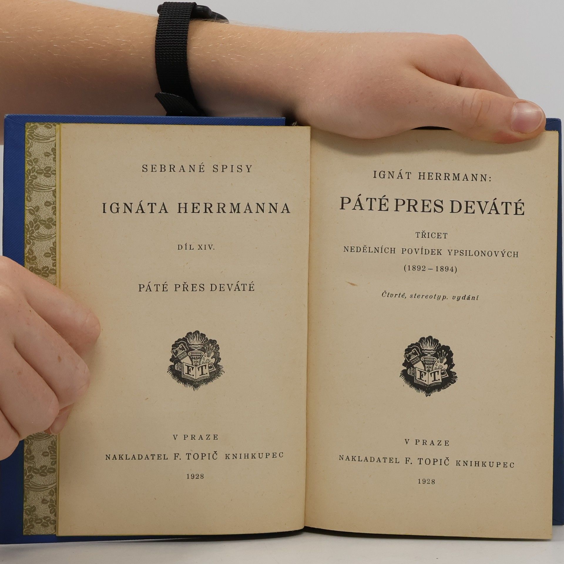 Ignát Hermann Sebrané spisy Ignáta Hermanna XIV. Páté přes deváté