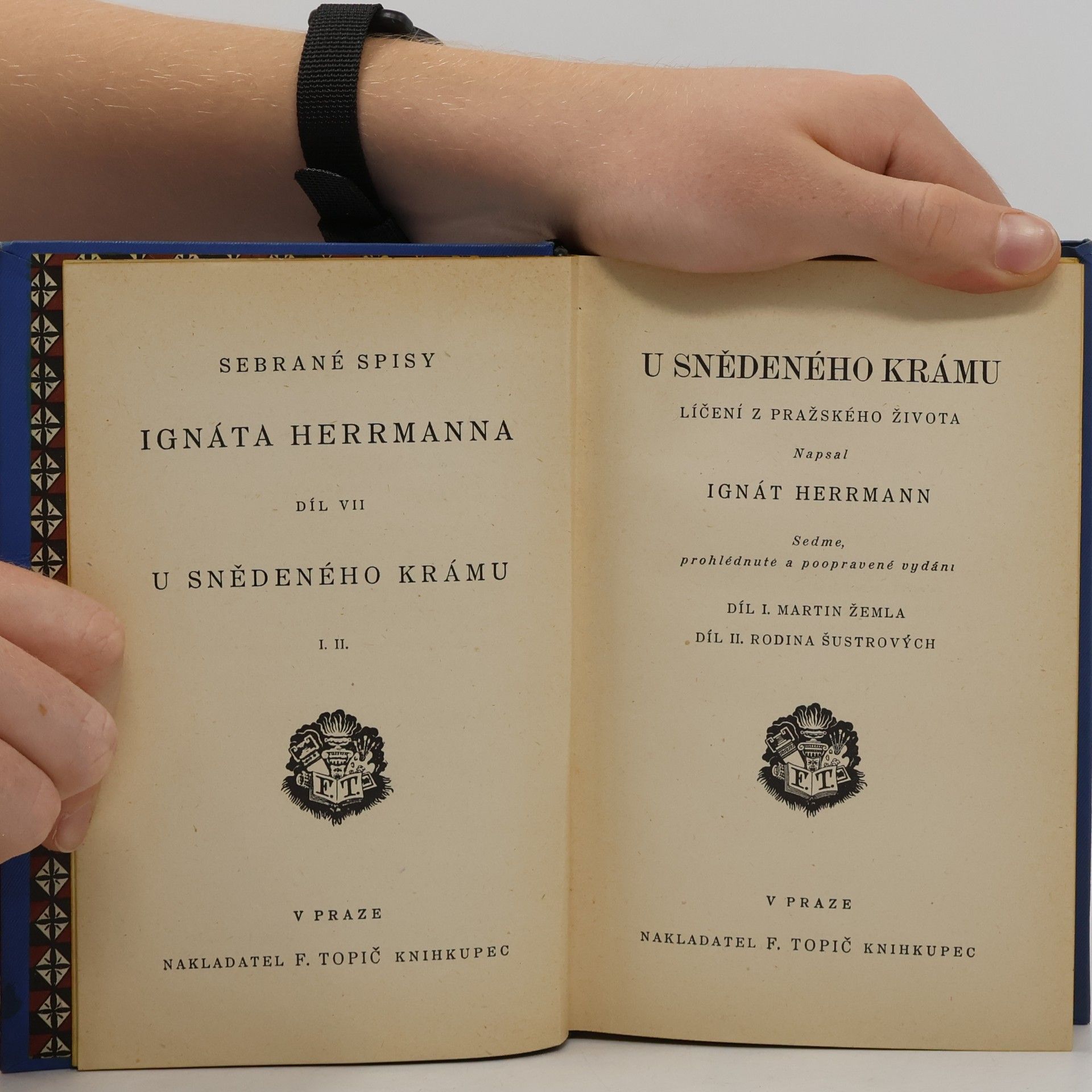 Ignát Herrmann U snědeného krámu I.-II.