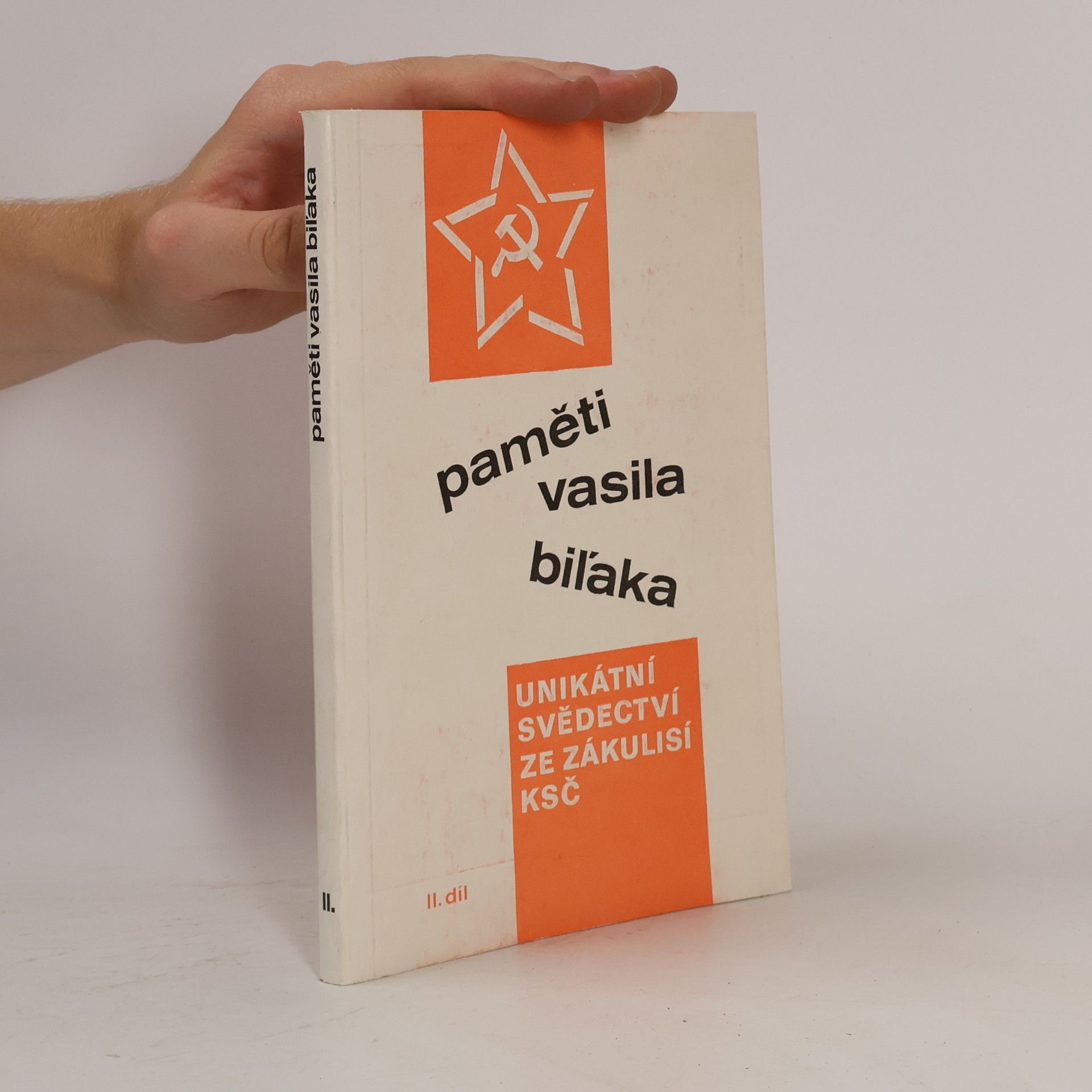 Vasil Biľak Paměti Vasila Biľaka I.-II.