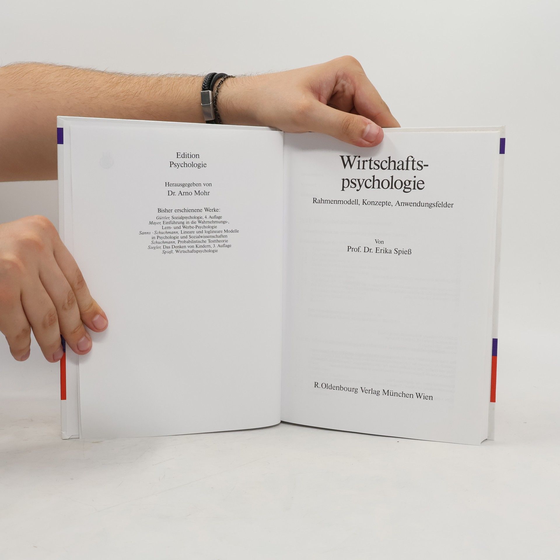 Erika Spieß Edition Psychologie: Wirtschaftspsychologie