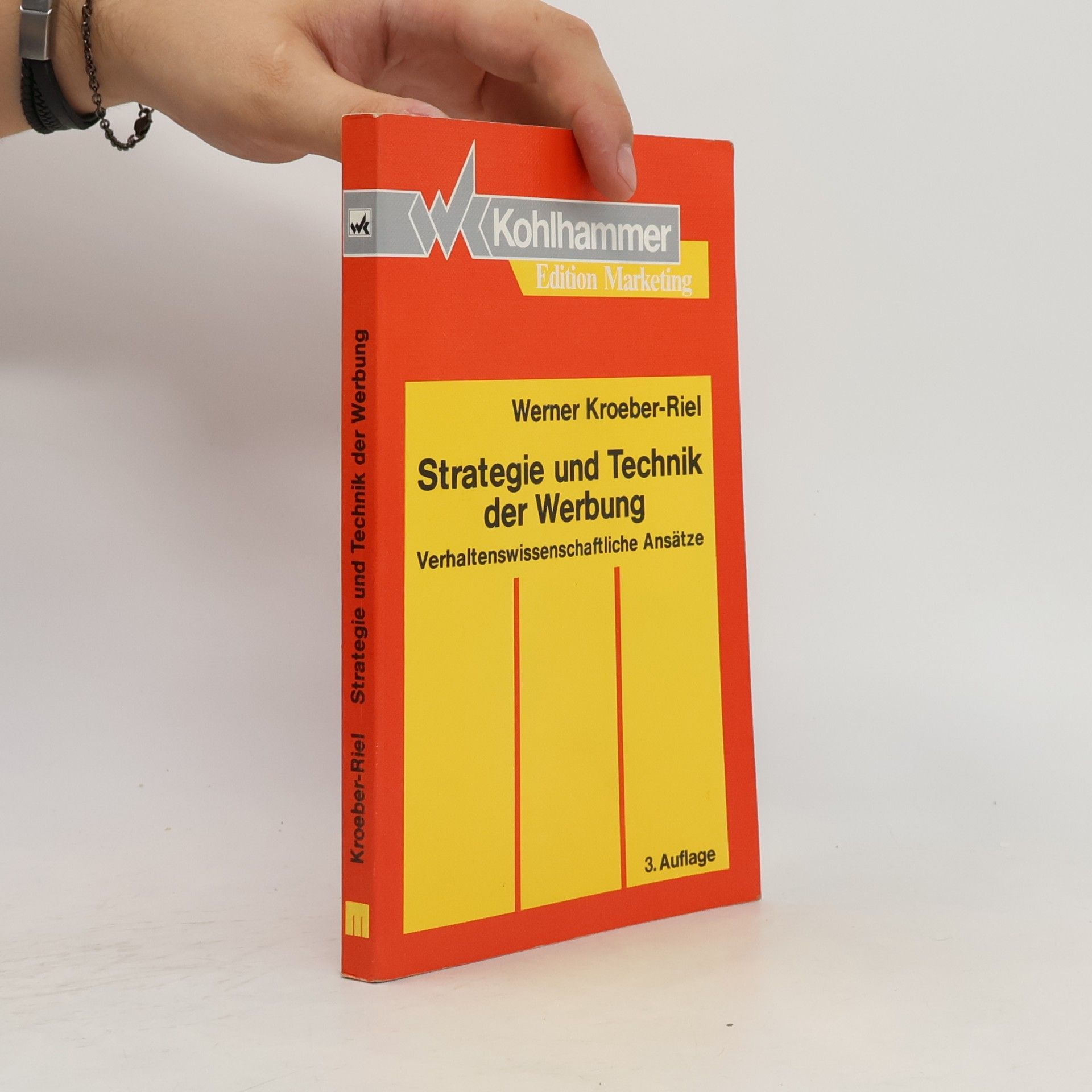 Werner Kroeber Riel Strategie und Technik der Werbung