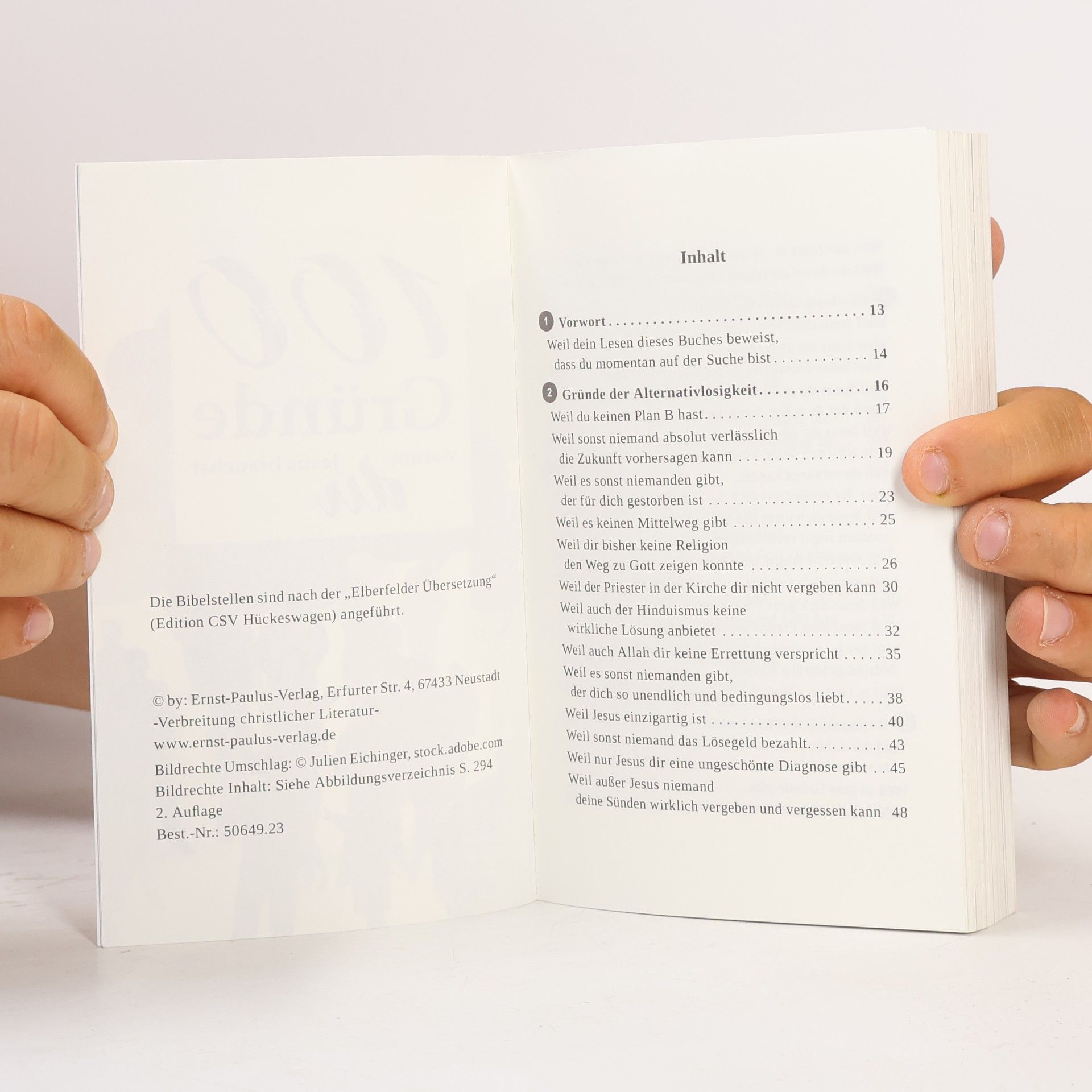 Autorenkollektiv 100 Gründe, warum du Jesus brauchst