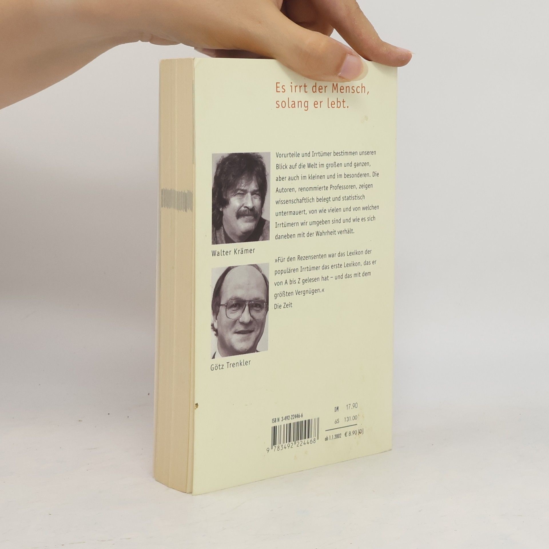 Walter Krämer Lexikon der populären Irrtümer