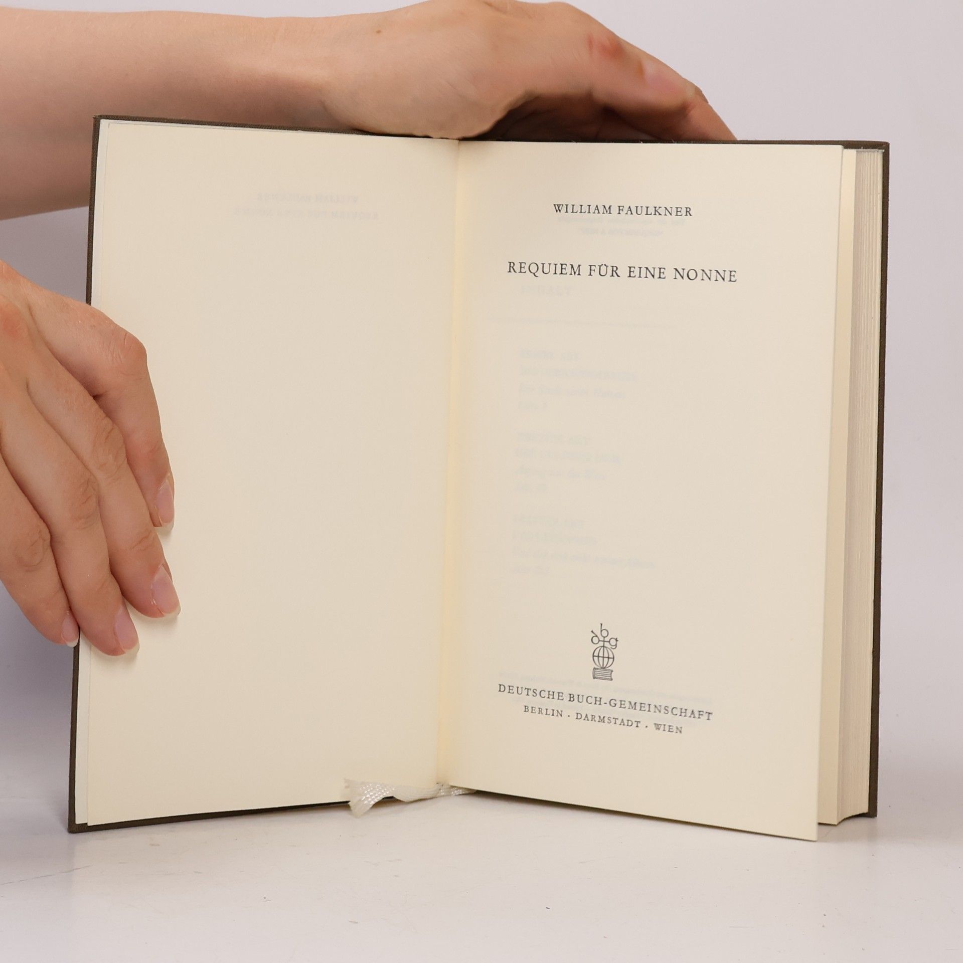 William Faulkner Requiem Für Eine Nonne