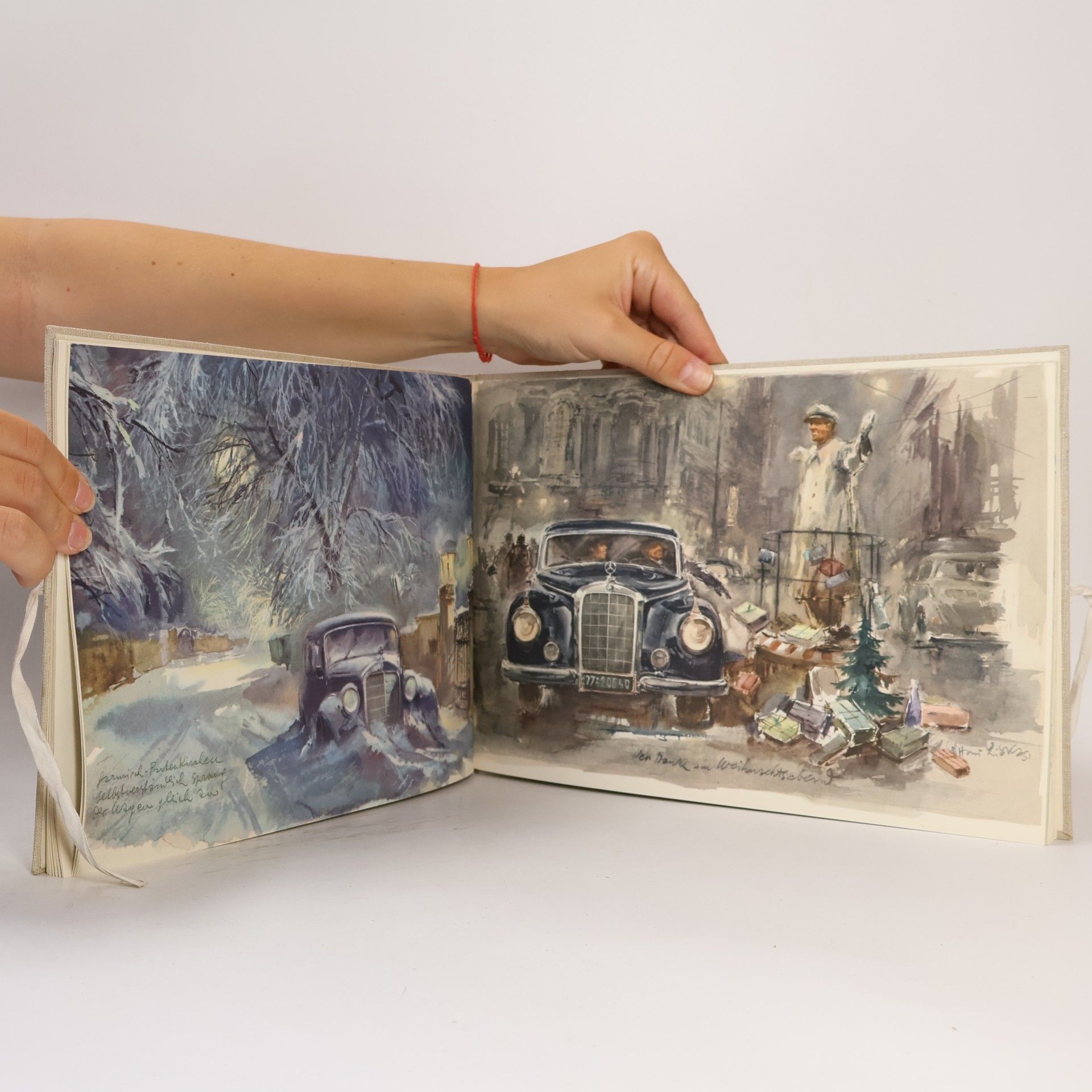 Hans Liska Mercedes-Benz Sketchbook