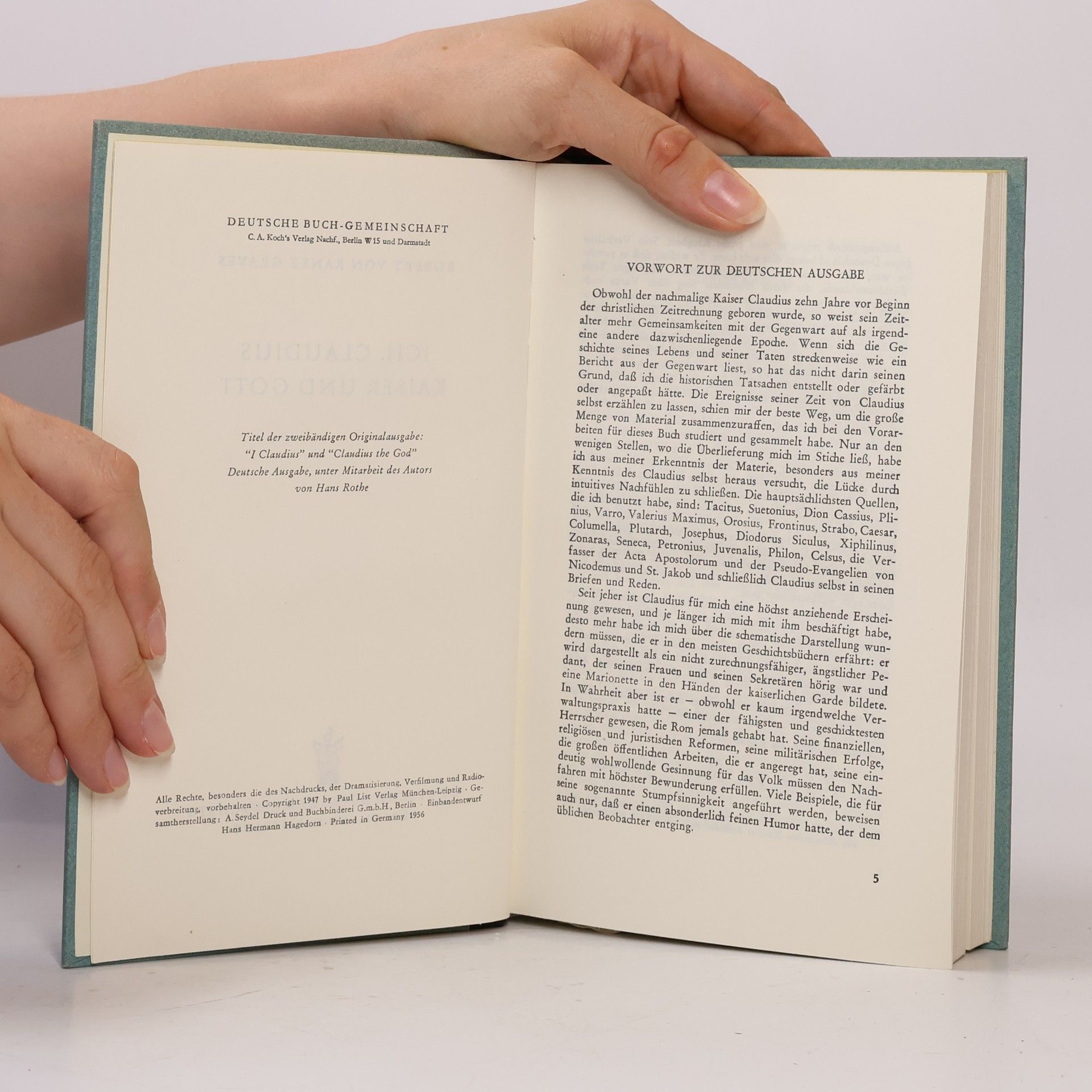 Robert Graves Ich, Claudius Kaiser und Gott