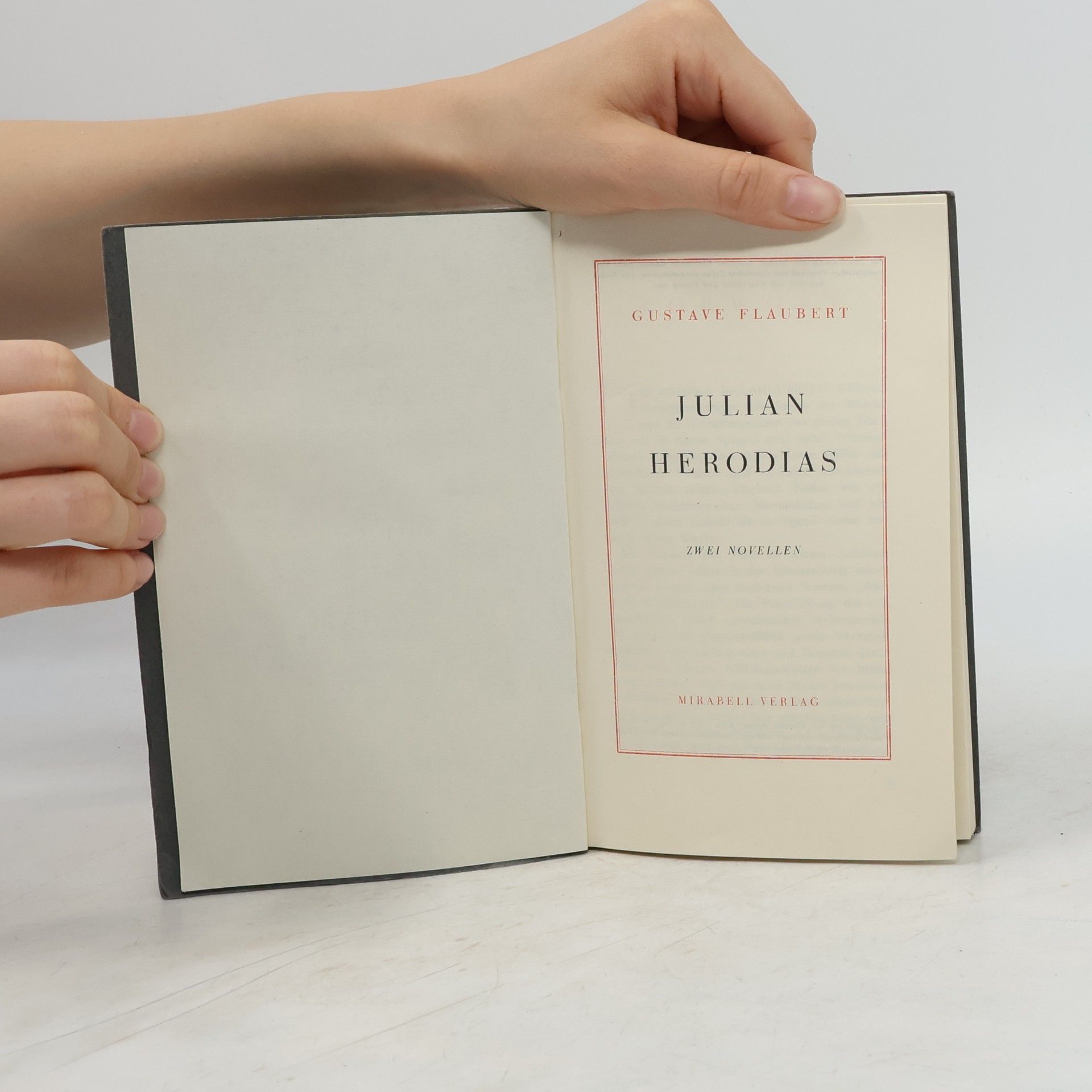 Gustave Flaubert Julian. Herodias. Zwei Novellen