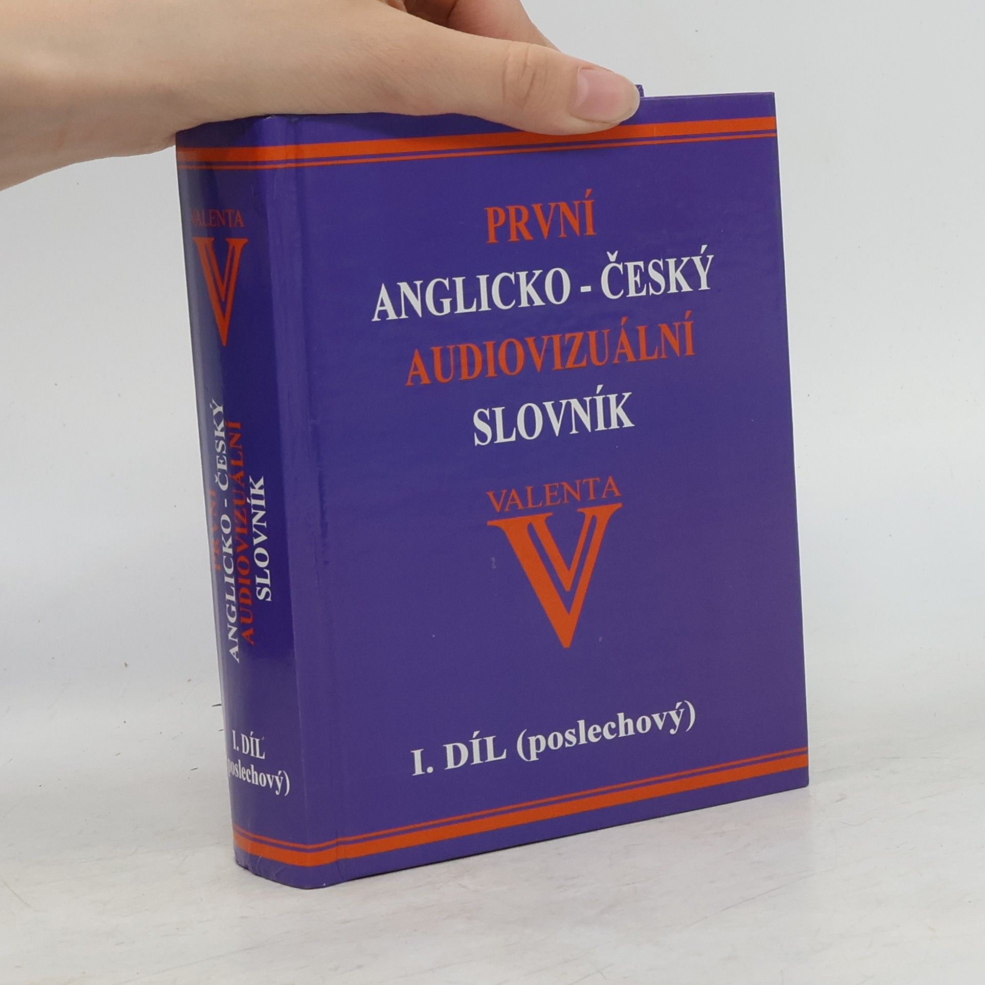 Vladimír Valenta První anglicko-český audiovizuální slovník. Díl 1, poslechový