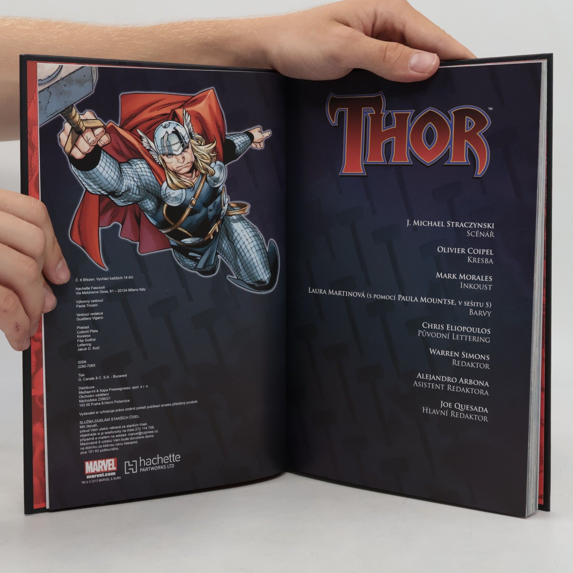 Olivier Coipel Ultimátní komiksový komplet 52. Thor. Znovuzrození