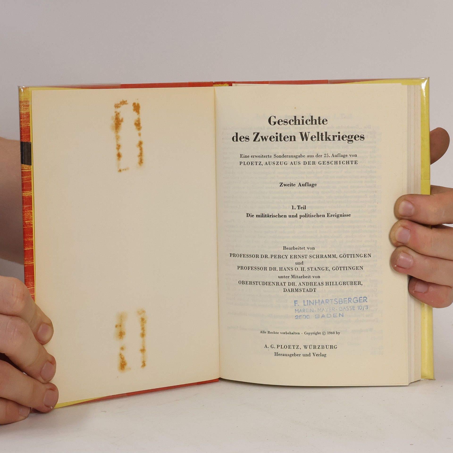 Autores varios Geschichte des Zweiten Weltkrieges 1