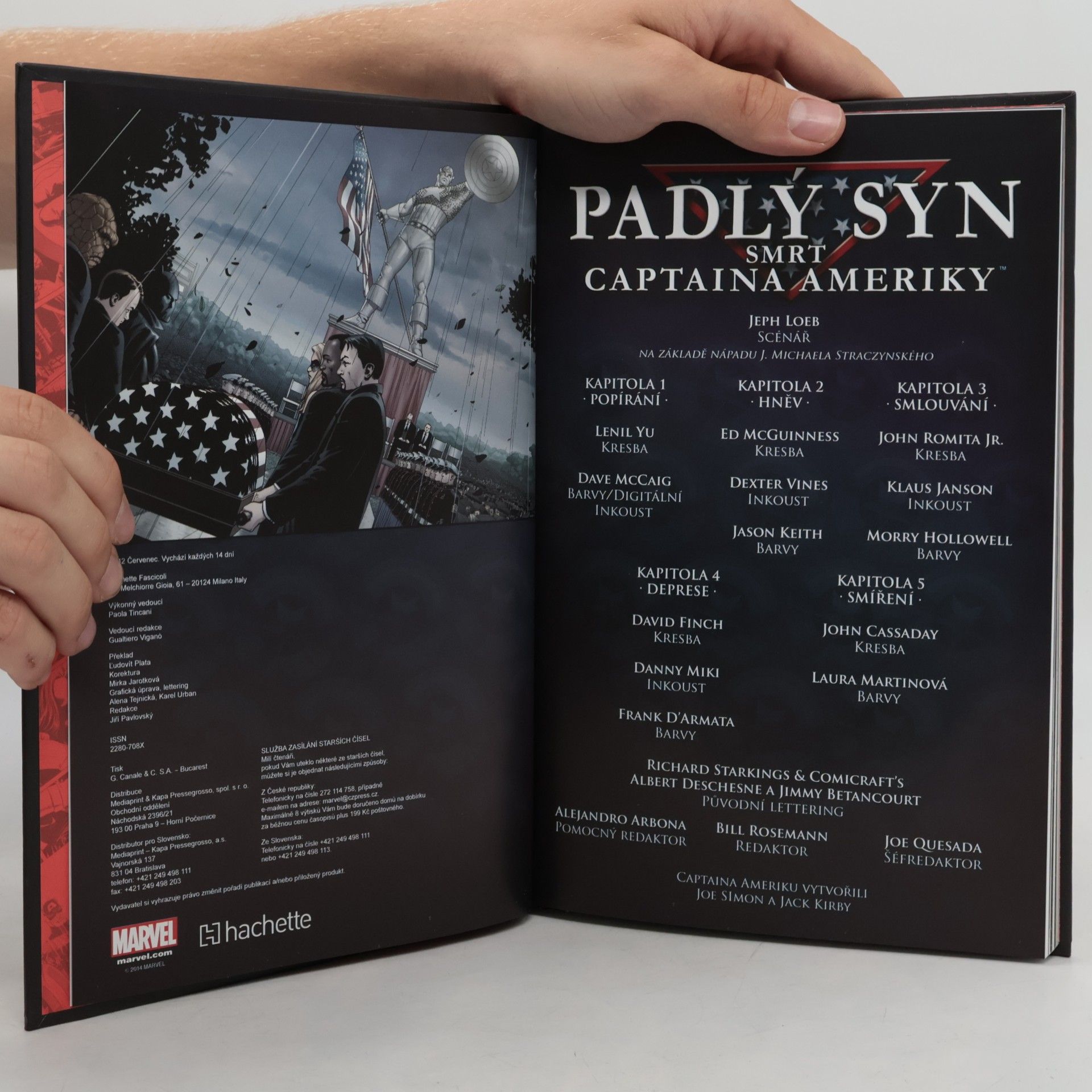 Jeph Loeb Ultimátní komiksový komplet 53. Padlý syn. Smrt Captaina Ameriky