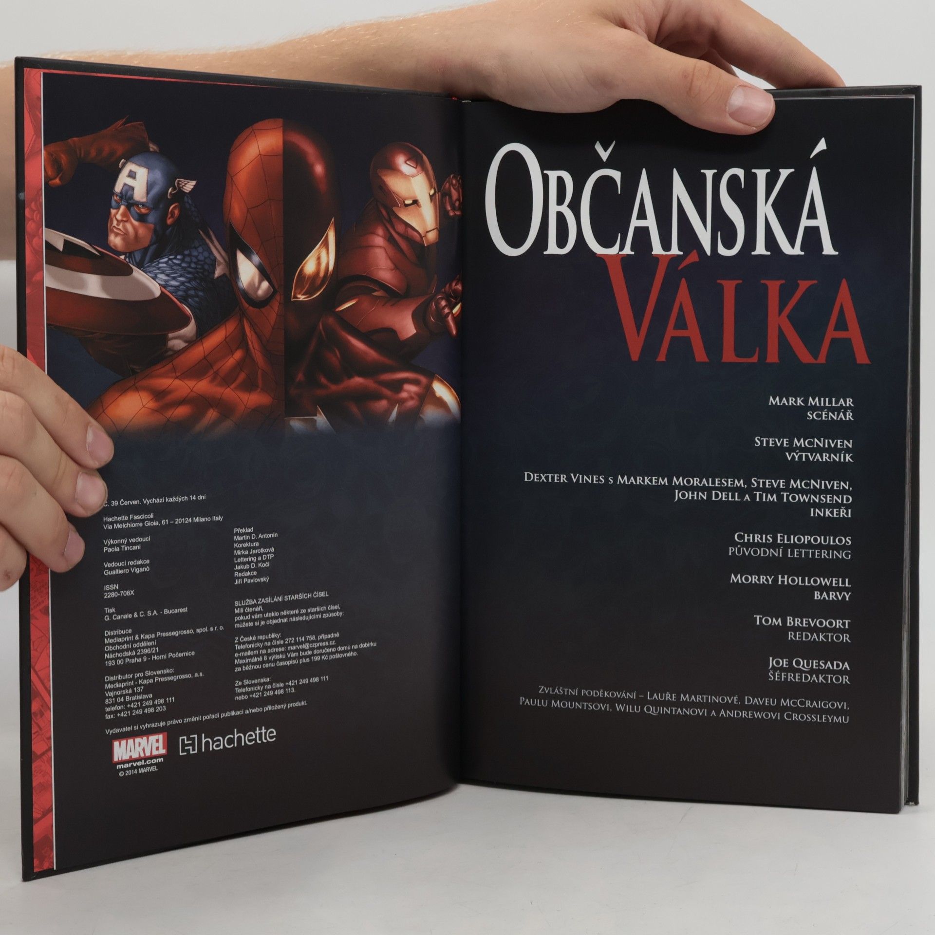 Mark Millar Ultimátní komiksový komplet 42. Občanská válka
