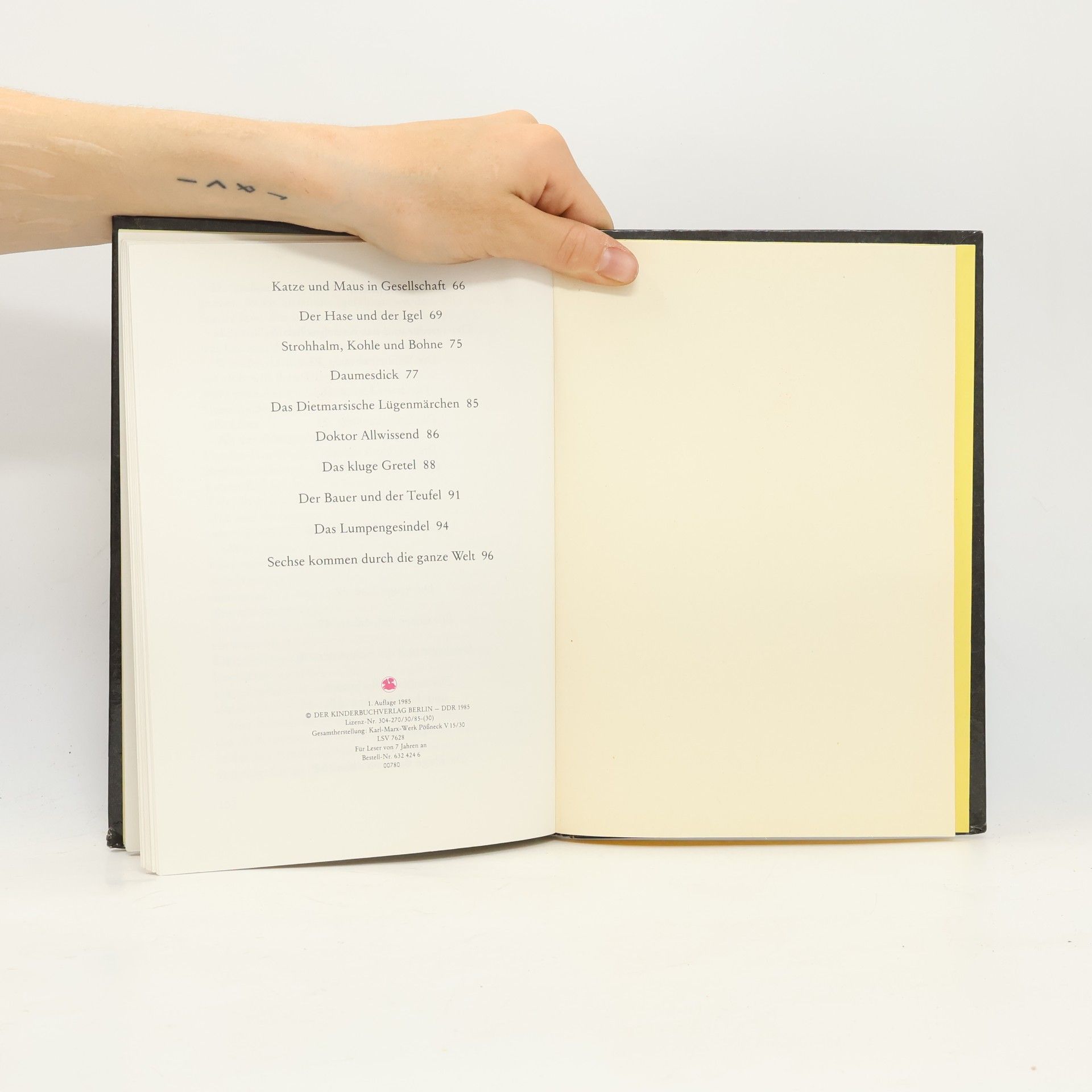 Jacob Grimm Frieder und Katerlieschen