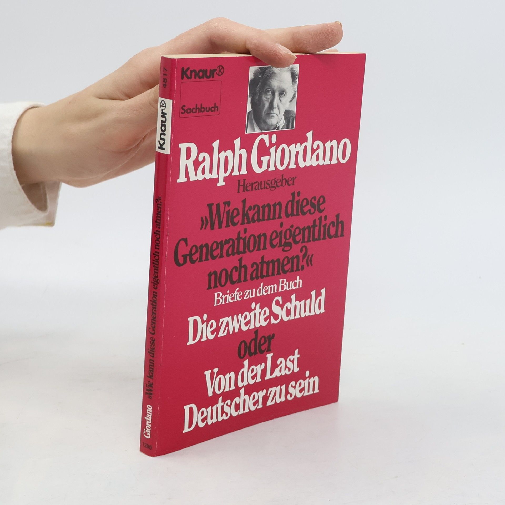 Ralph Giordano "Wie kann diese Generation eigentlich noch atmen?"