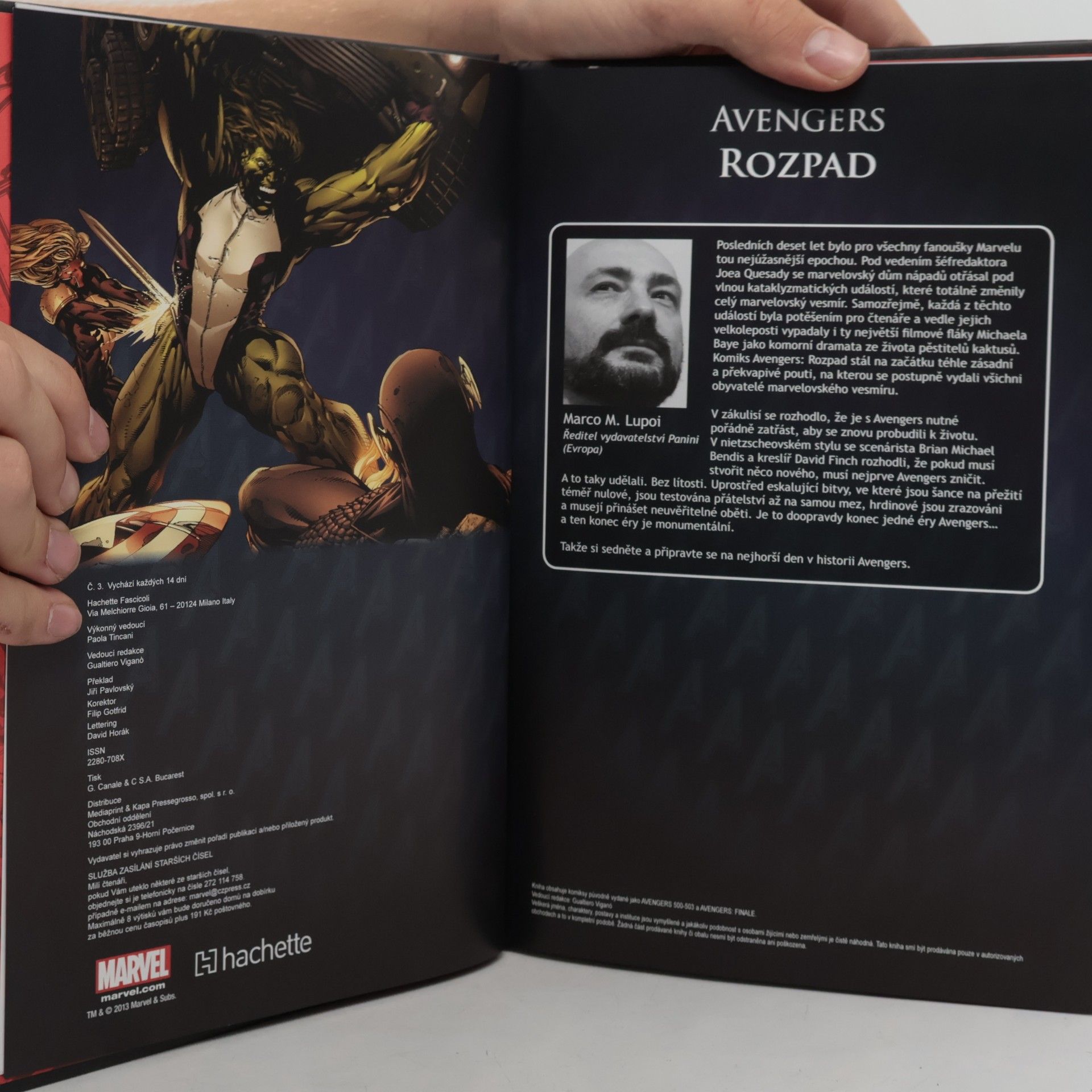 Brian Michael Bendis Ultimátní komiksový komplet 34. Avengers. Rozpad