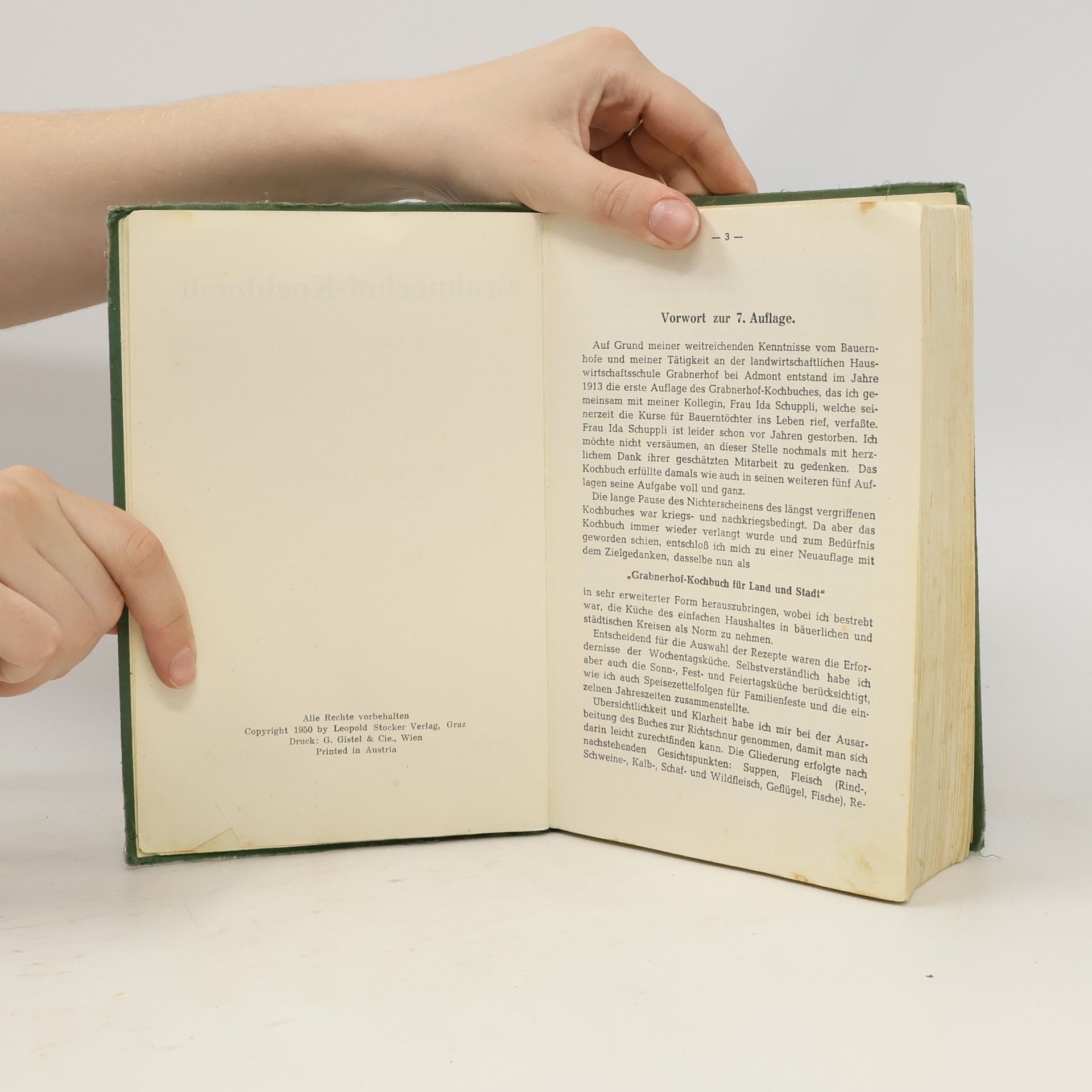 Betty Hinterer Grabnerhof. Kochbuch für Land und Stadt