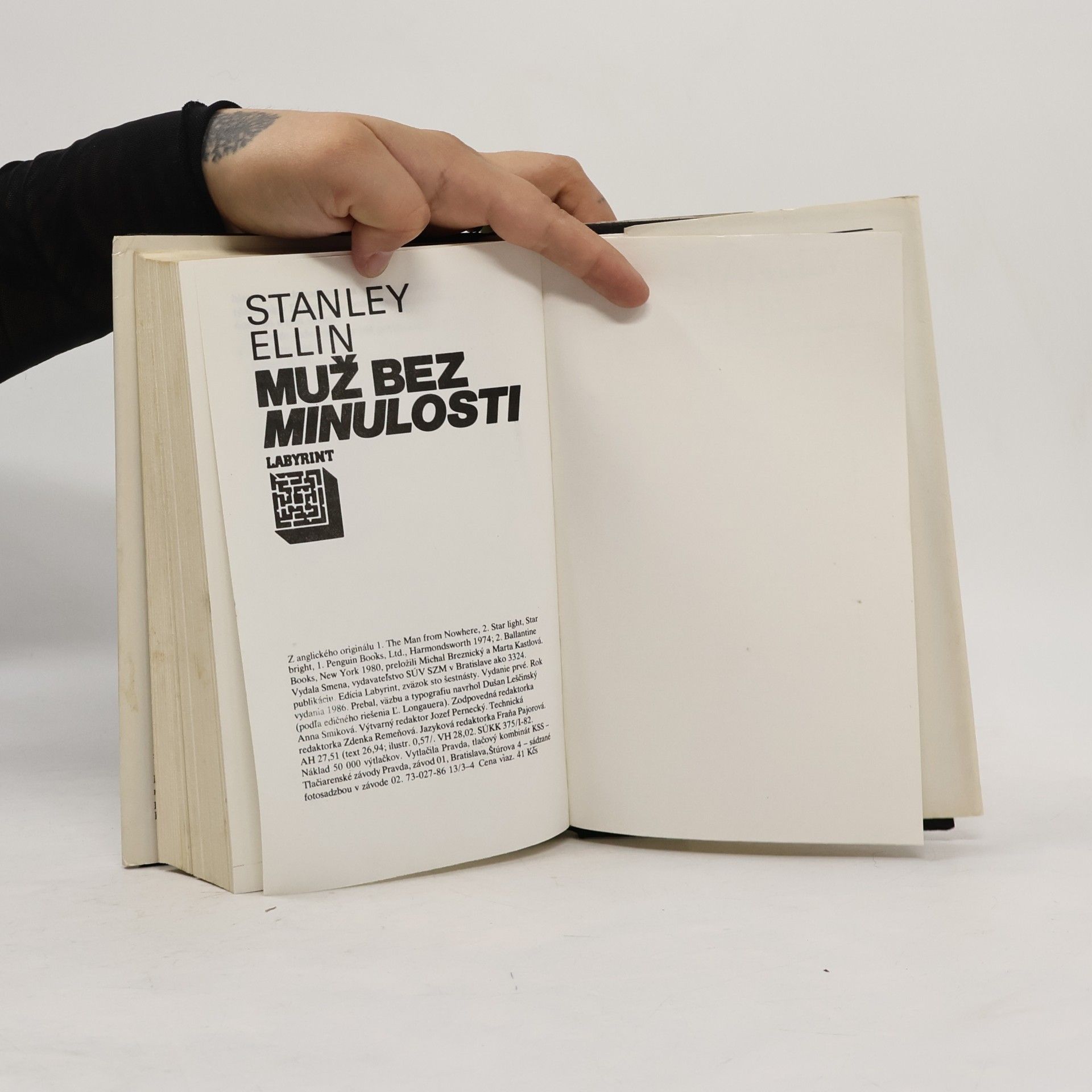 Stanley Ellin Muž bez minulosti